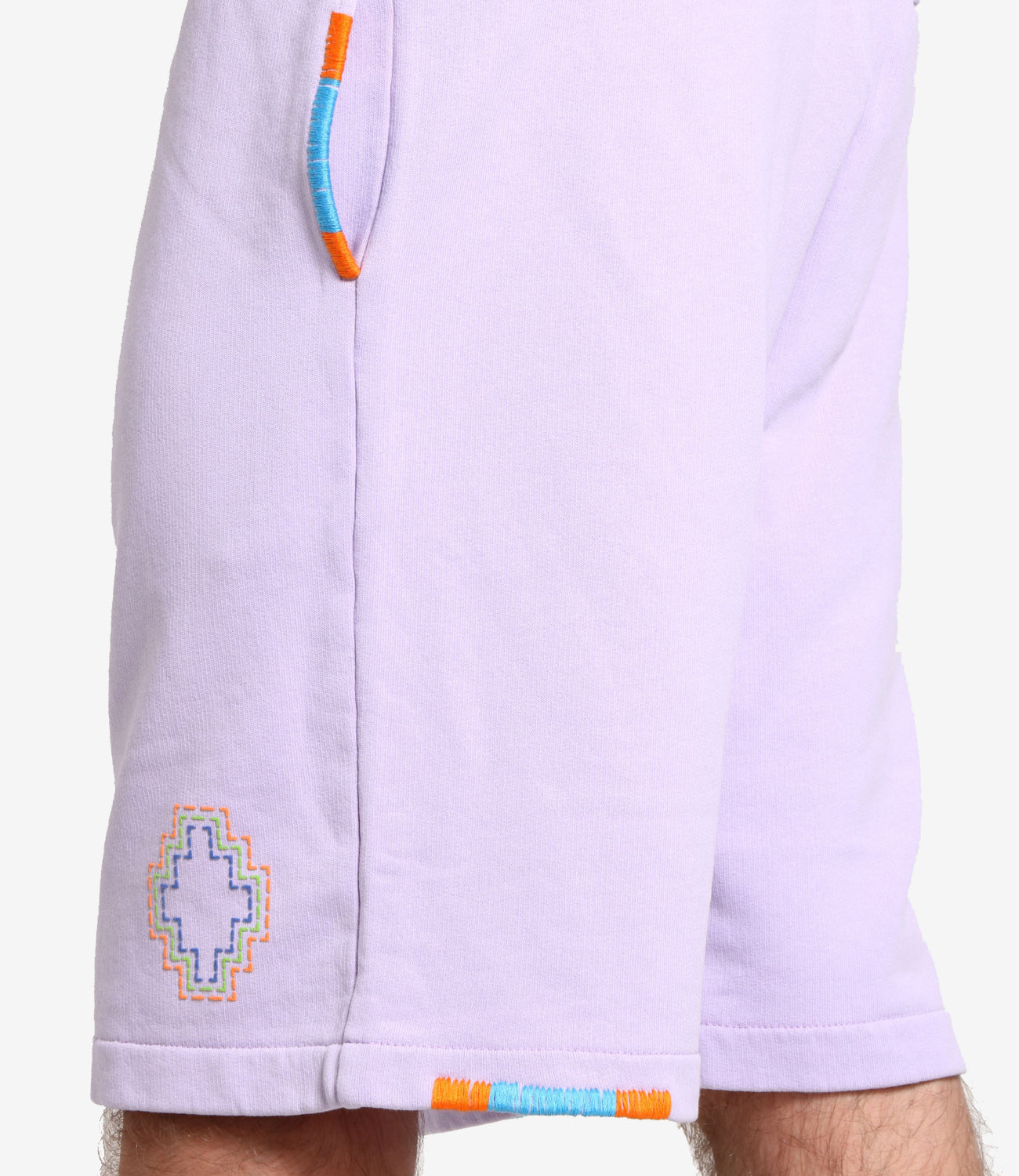 Marcelo Burlon | Lilac and Orange Sport Bermuda Shorts