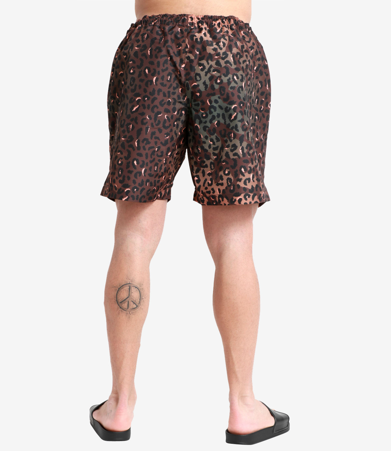 Marcelo Burlon | Boxer Swimsuit Animalier Swimming Brick and Orange