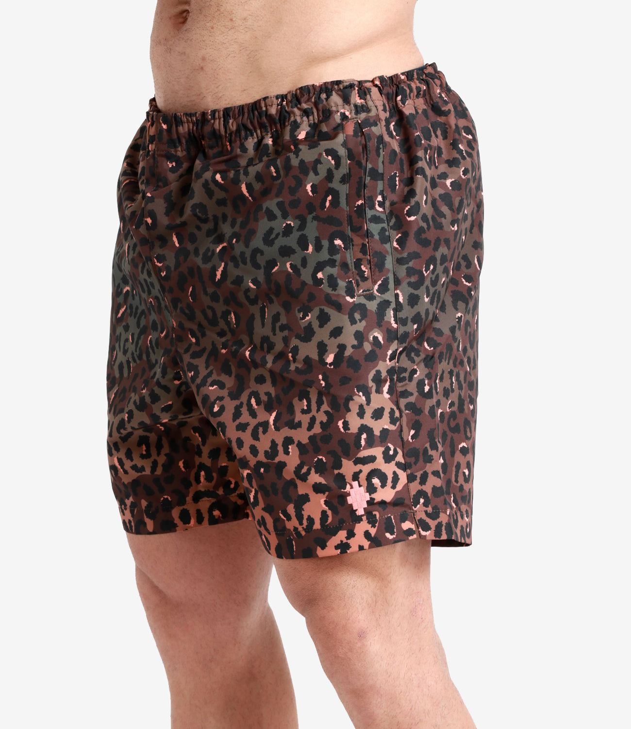 Marcelo Burlon | Boxer Swimsuit Animalier Swimming Brick and Orange