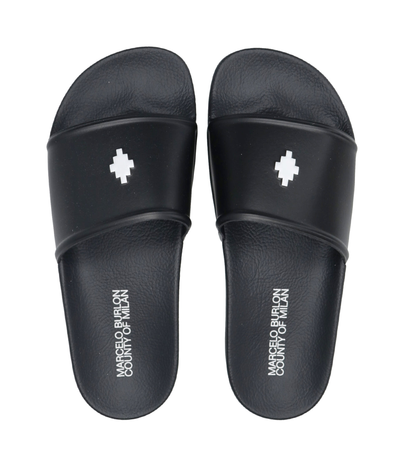 Marcelo Burlon | Slipper County Cross Black and White