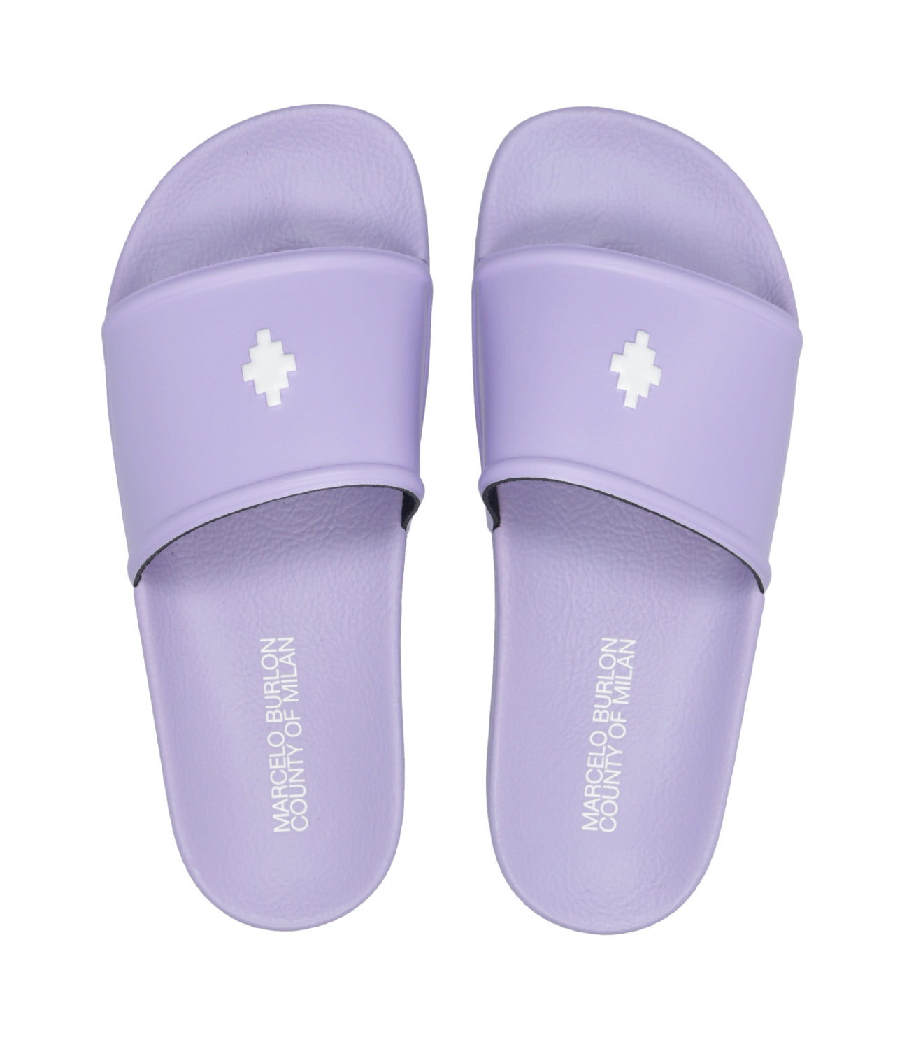 Marcelo Burlon | Cross Basic Lilac and White Slipper