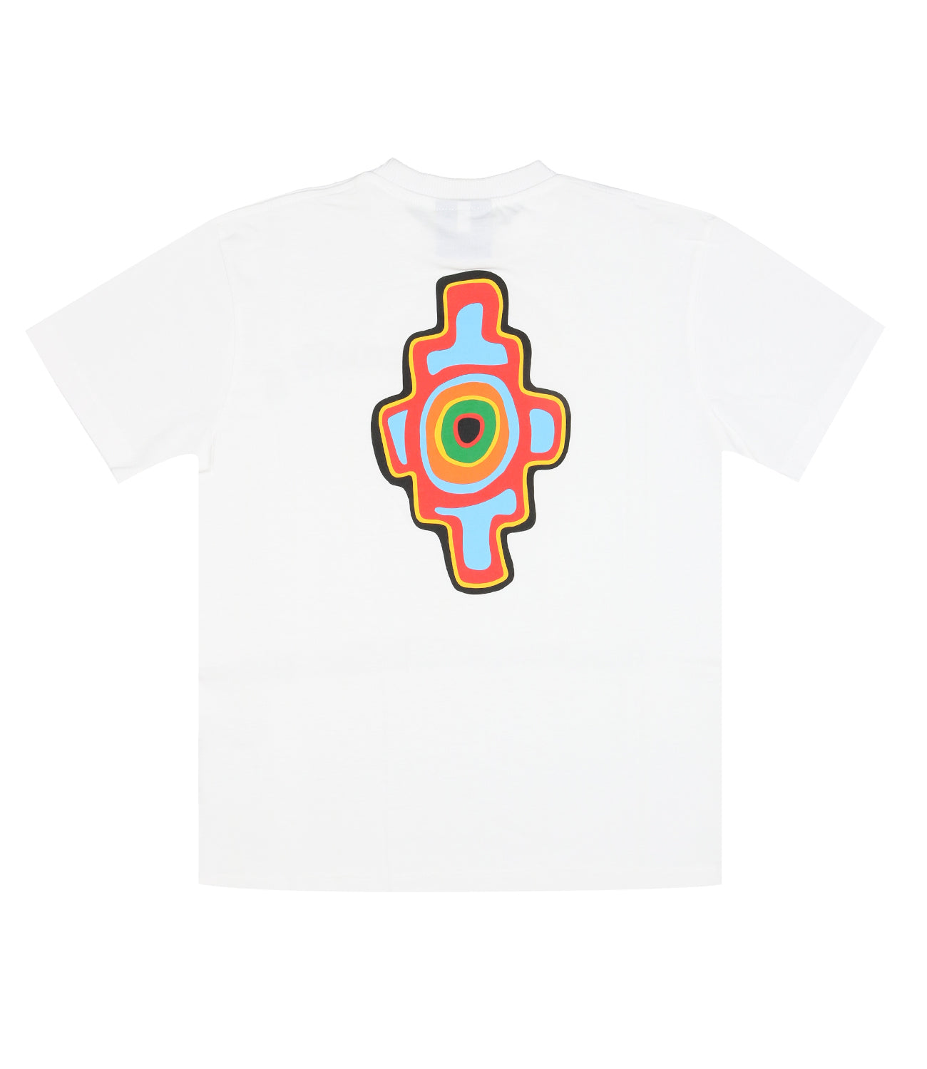 Marcelo Burlon Kids | T-Shirt Sunset Cross Bianco e Rosso