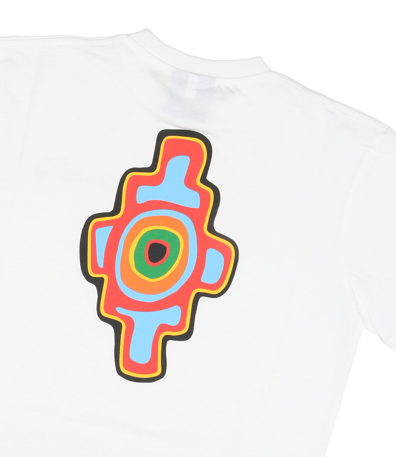 Marcelo Burlon Kids | T-Shirt Sunset Cross Bianco e Rosso