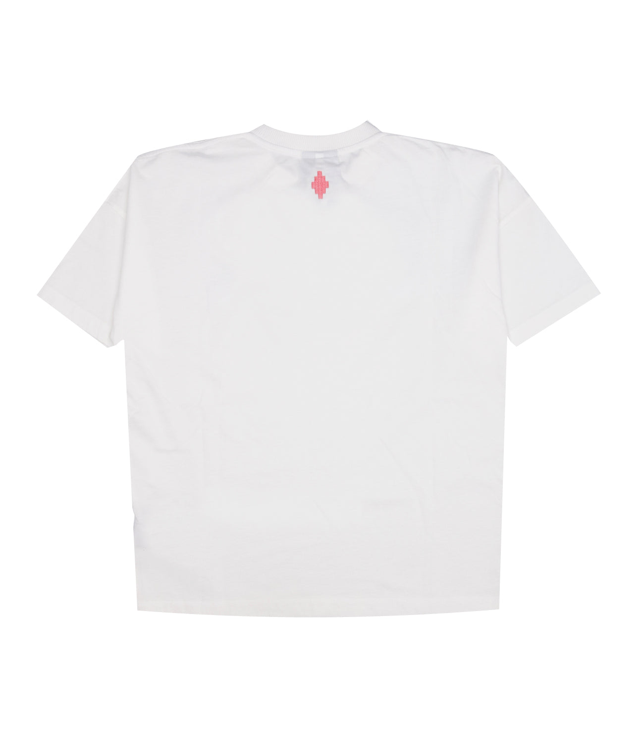 Marcelo Burlon Kids | T-Shirt Collar Feathers White and Grey