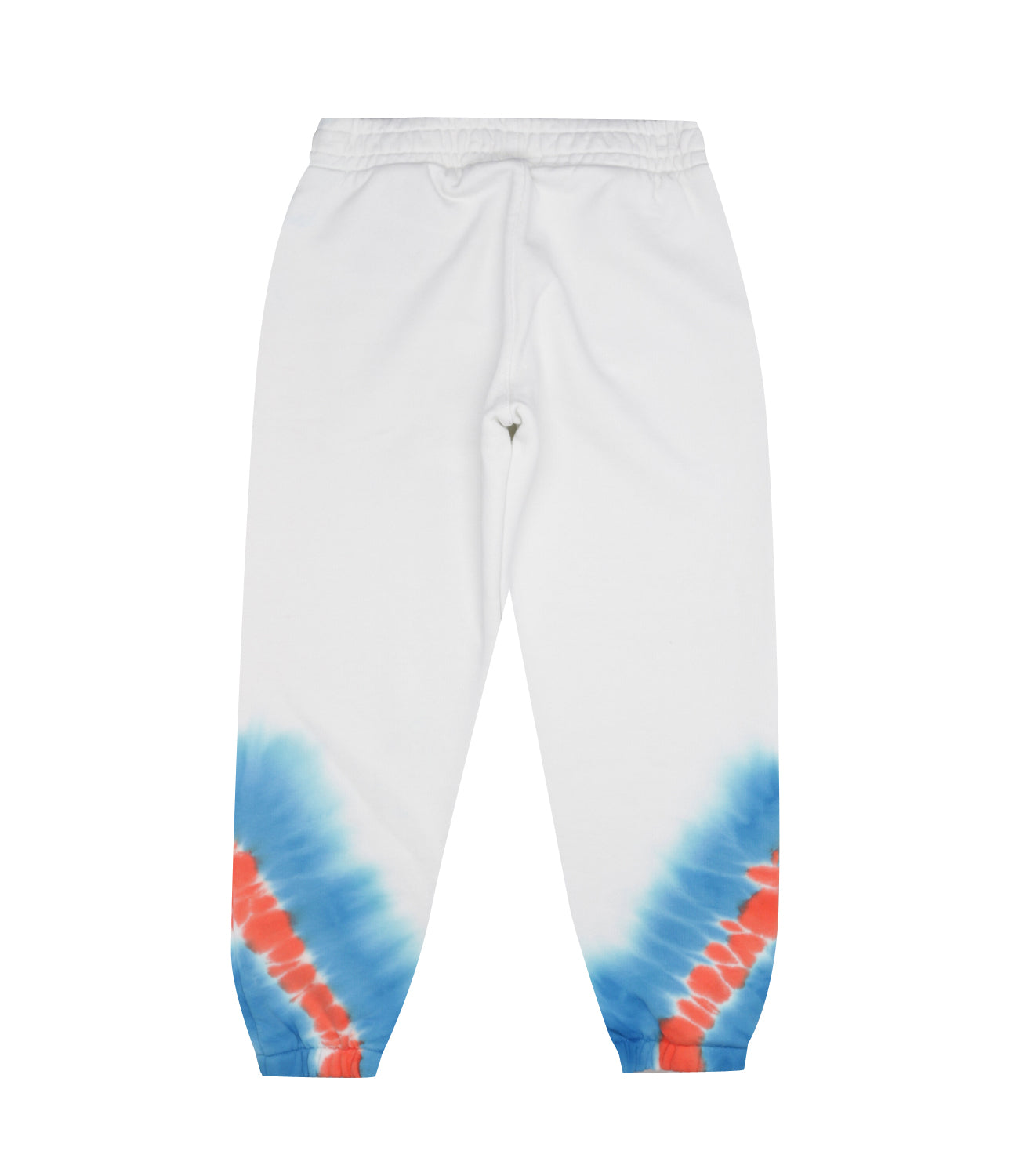 Marcelo Burlon Kids | Pantalone Sportivo Tie&Dye Bianco e Grigio chiaro