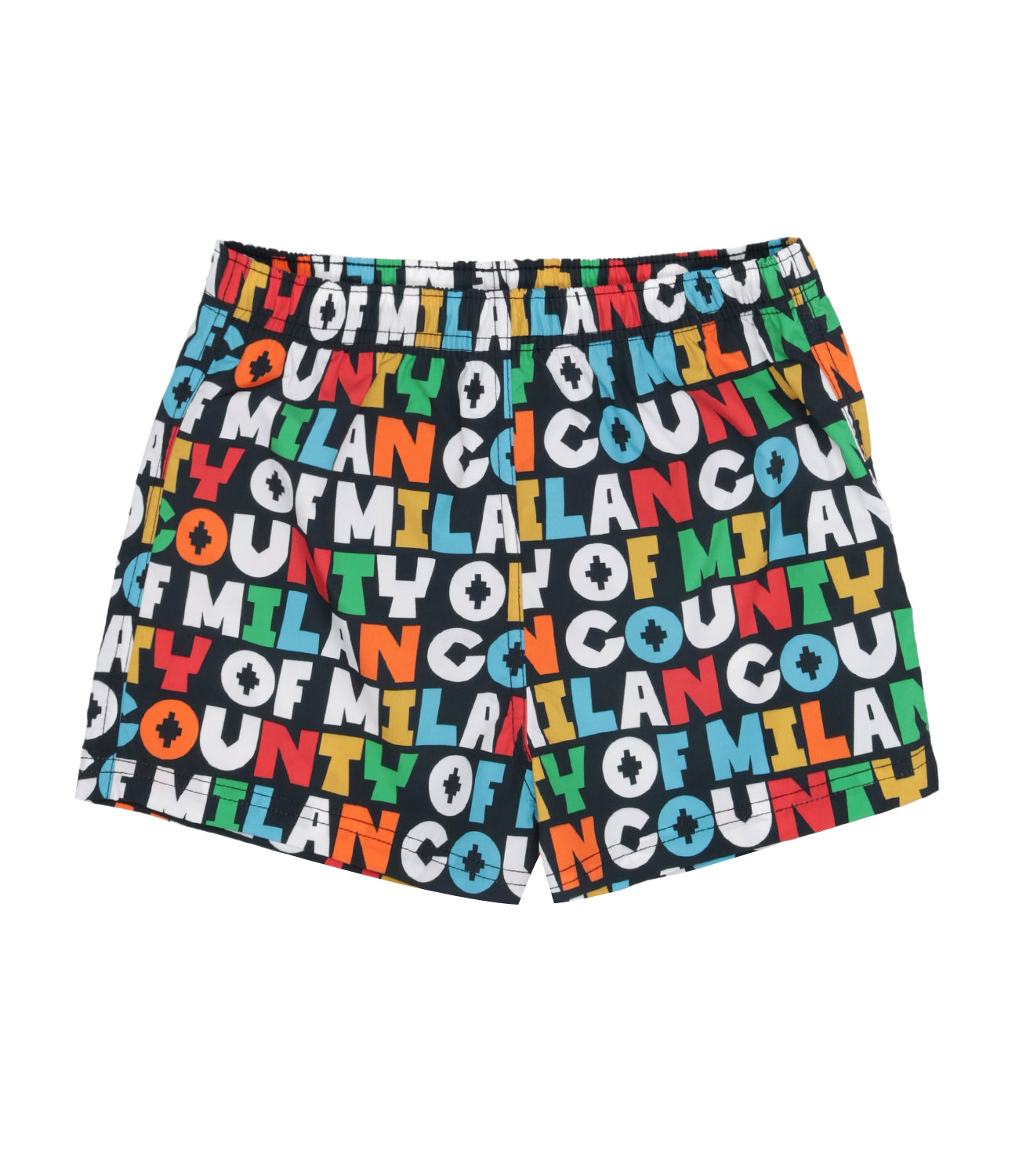 Marcelo Burlon Kids | Costume Boxer Aop Com Nero e Multicolor