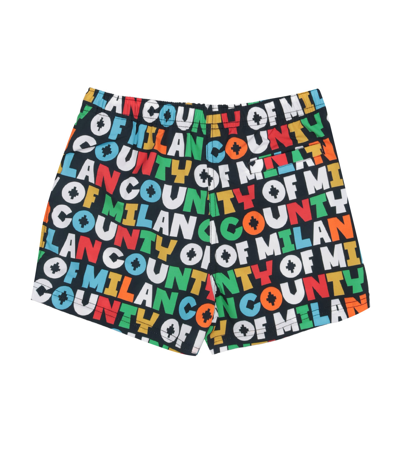 Marcelo Burlon Kids | Costume Boxer Aop Com Nero e Multicolor