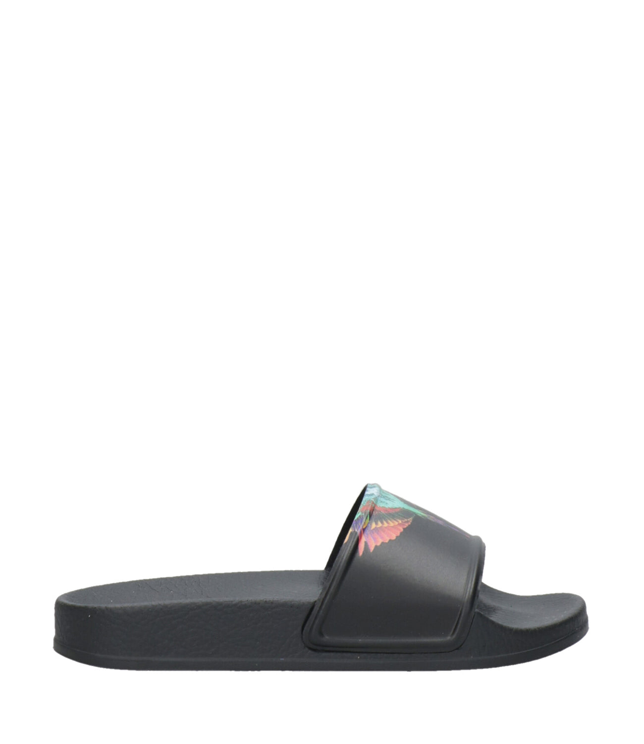 Marcelo Burlon Kids | Black and Multicolor Icon Wings Slipper