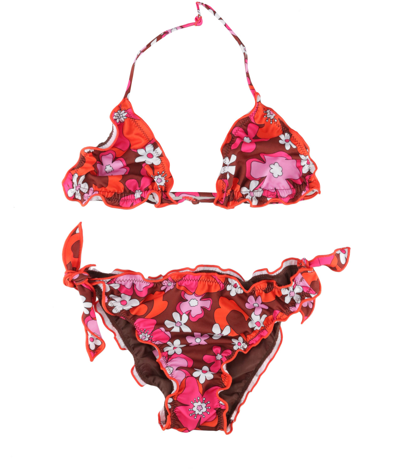 MC2 Saint Barth | Brown and Pink Bikini Swimsuit