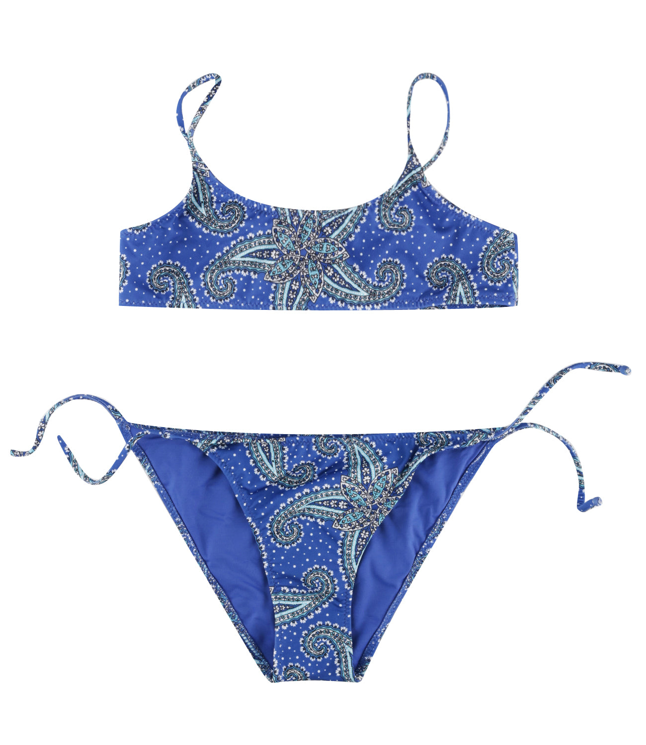 MC2 Saint Barth Kids | Blue and Light Blue Bikini Swimsuit