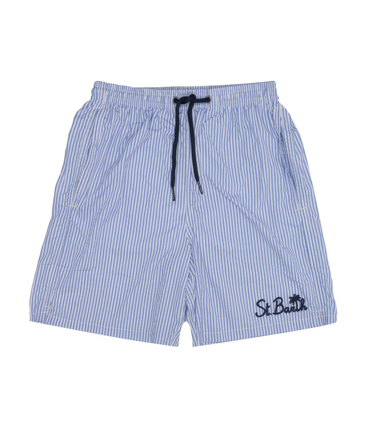 MC2 Saint Barth Kids | Costume Boxer Azzurro e Bianco