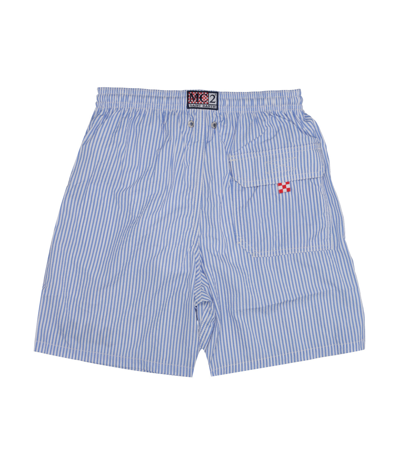 MC2 Saint Barth Kids | Costume Boxer Azzurro e Bianco