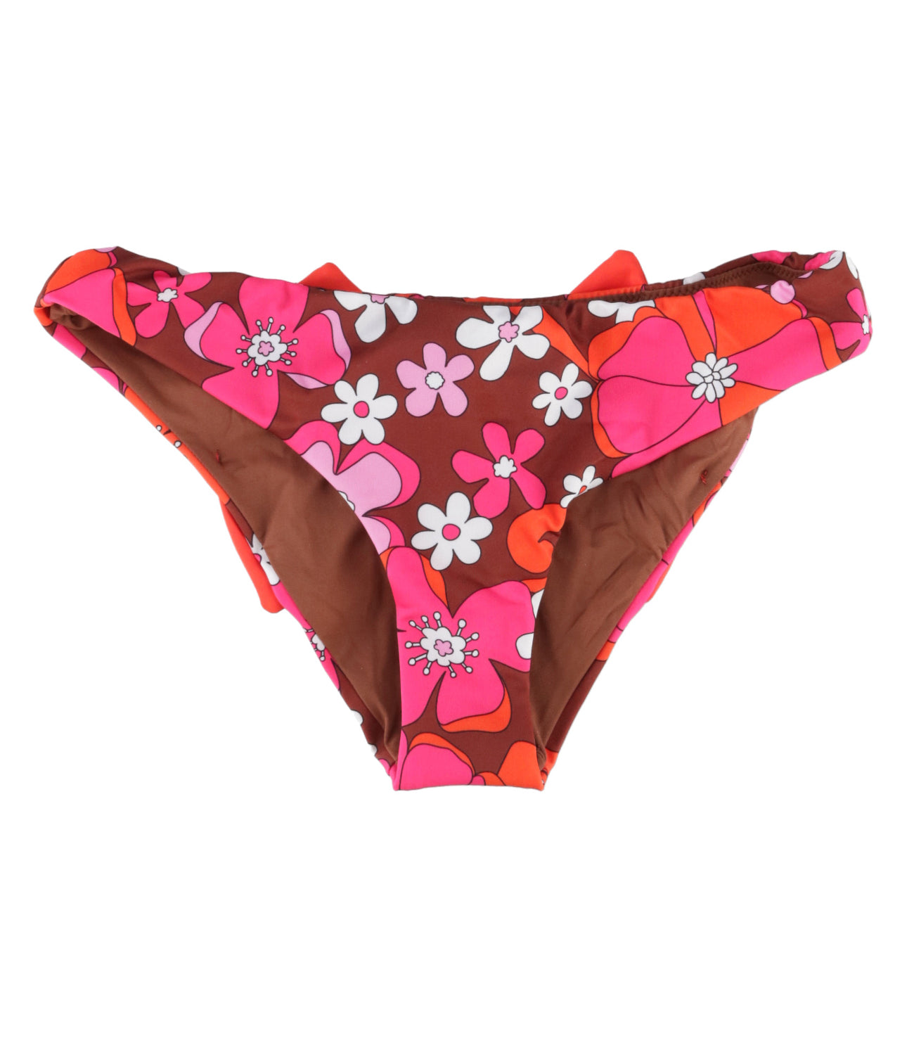 Swimming Slips Brown+Pink