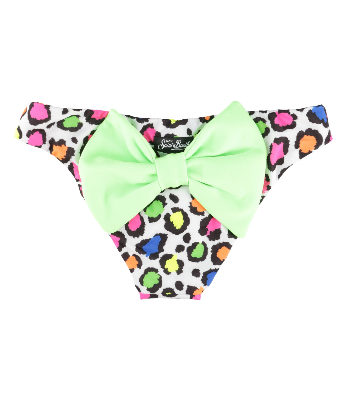 MC2 Saint Barth Kids | White and Multicolor Slip Costume