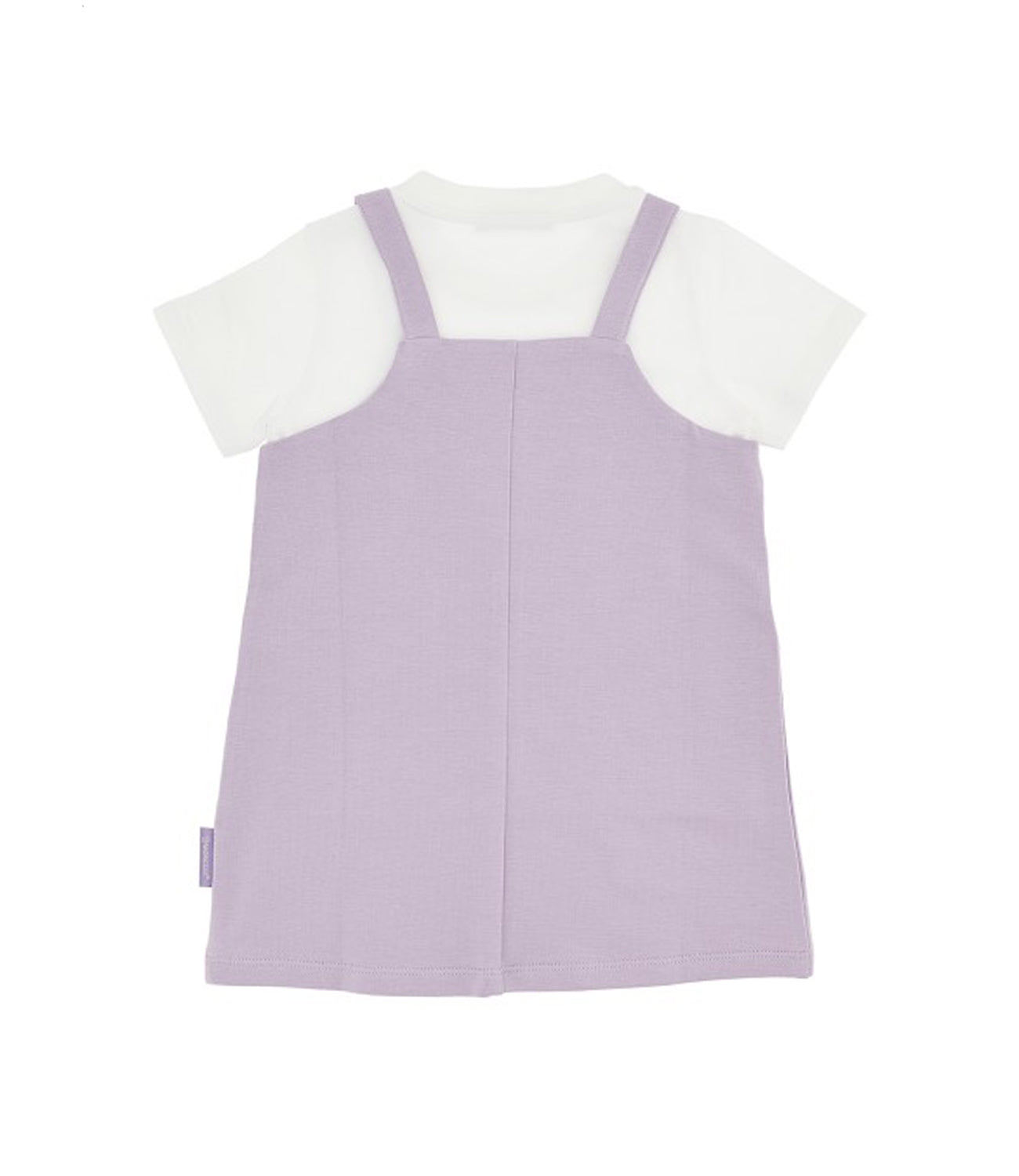 Moncler Junior | White and Lilac T-Shirt and Skirt Set