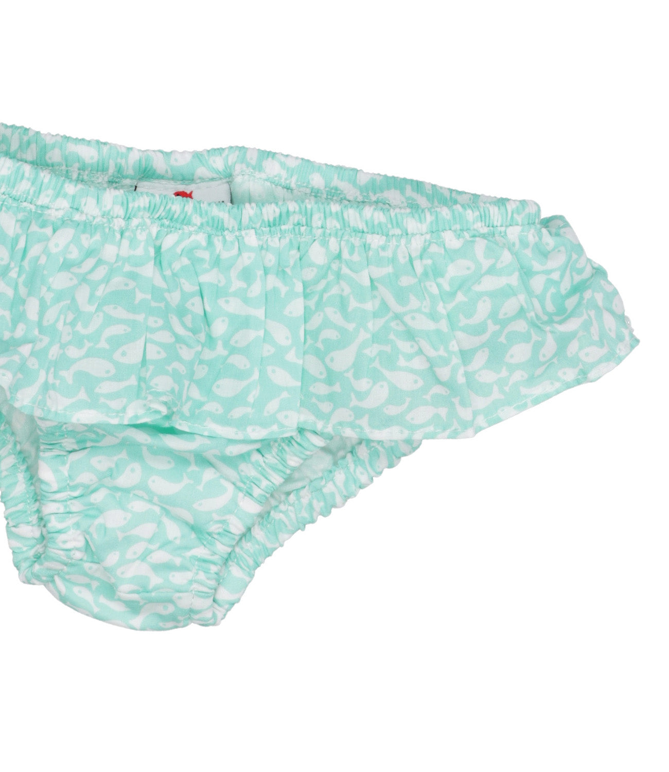 Red Fish Beachwear | Aqua Green Swimsuit Briefs