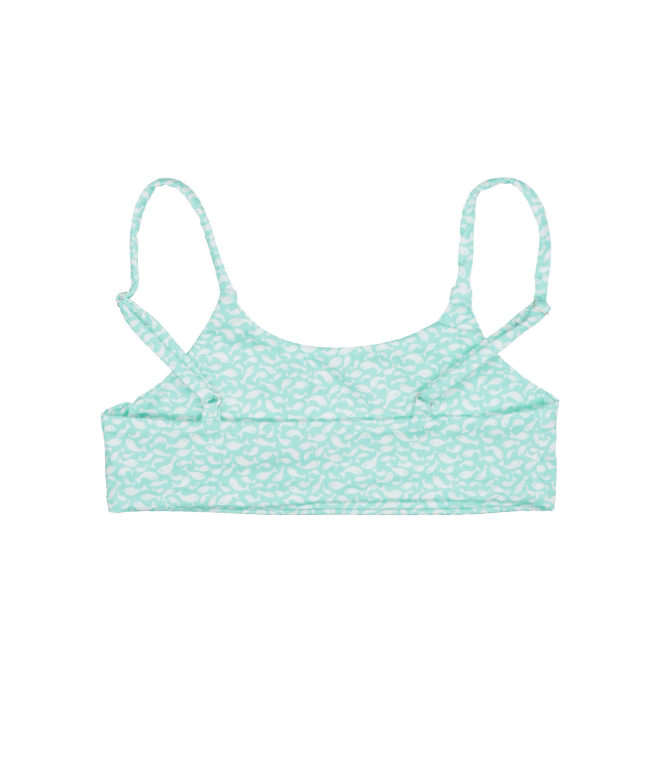 Red Fish Beachwear | Aqua Green Top Swimsuit