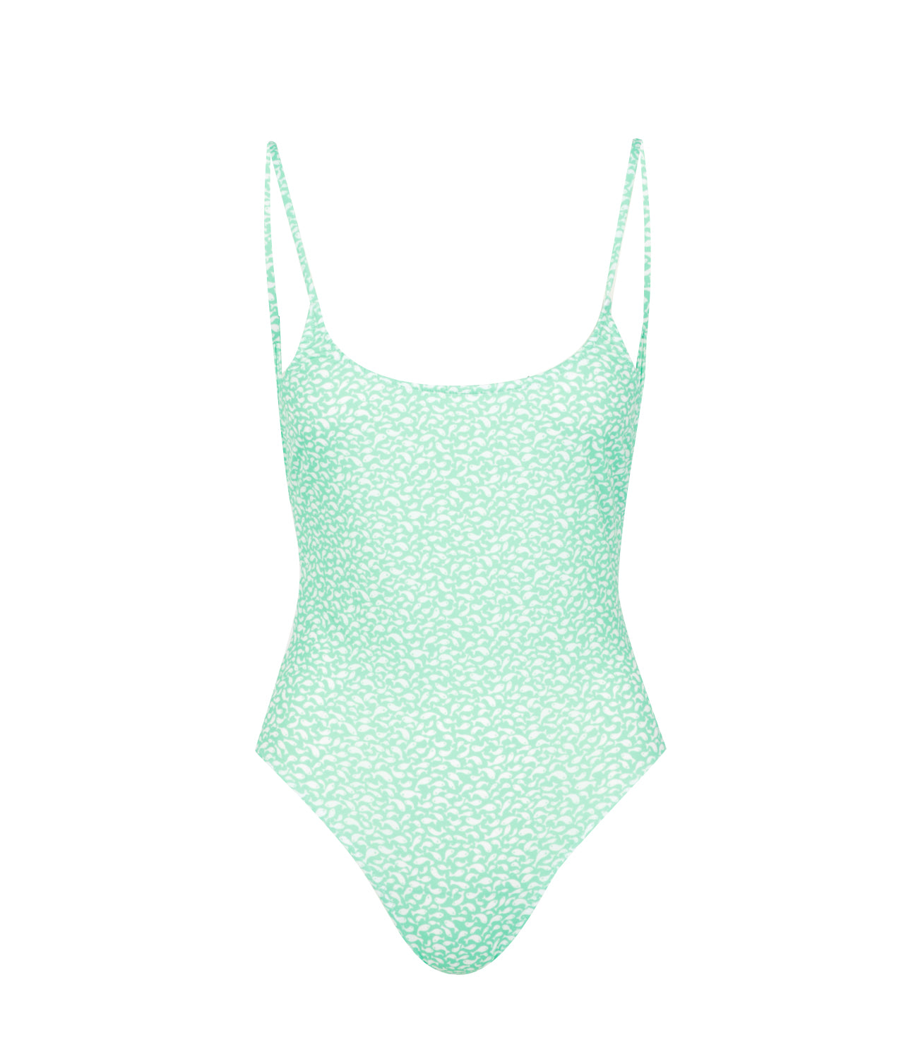 Red Fish Beachwear | Aqua Green One Piece Swimsuit