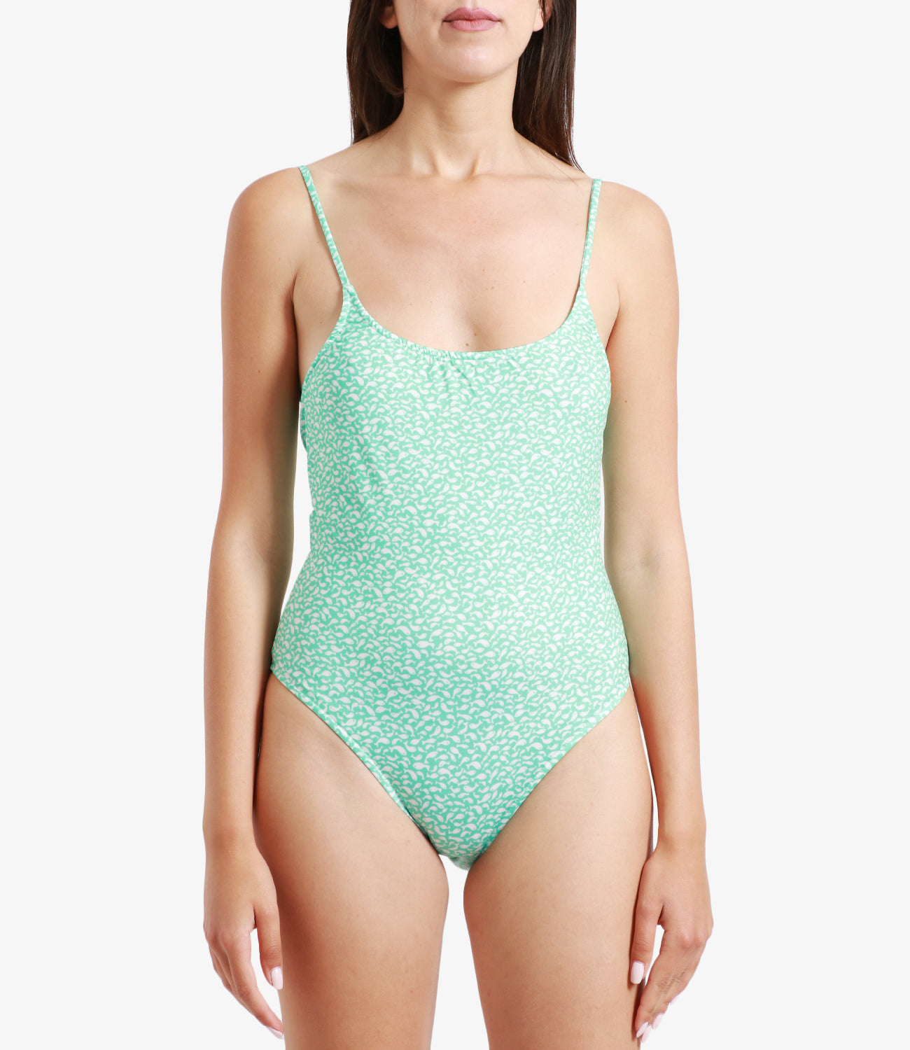 Red Fish Beachwear | Aqua Green One Piece Swimsuit