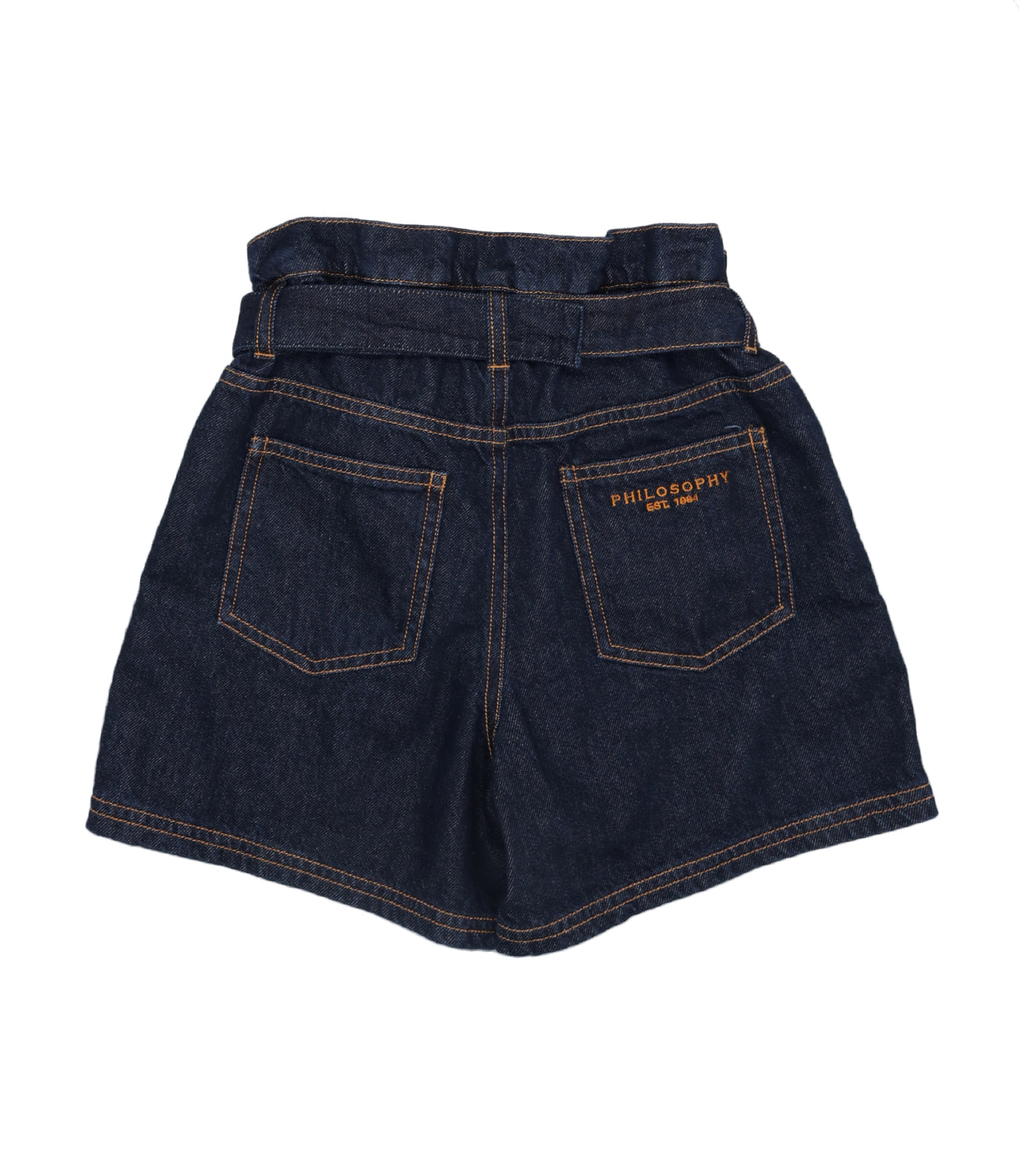 Philosophy di Lorenzo Serafini Kids | Shorts Denim Blu