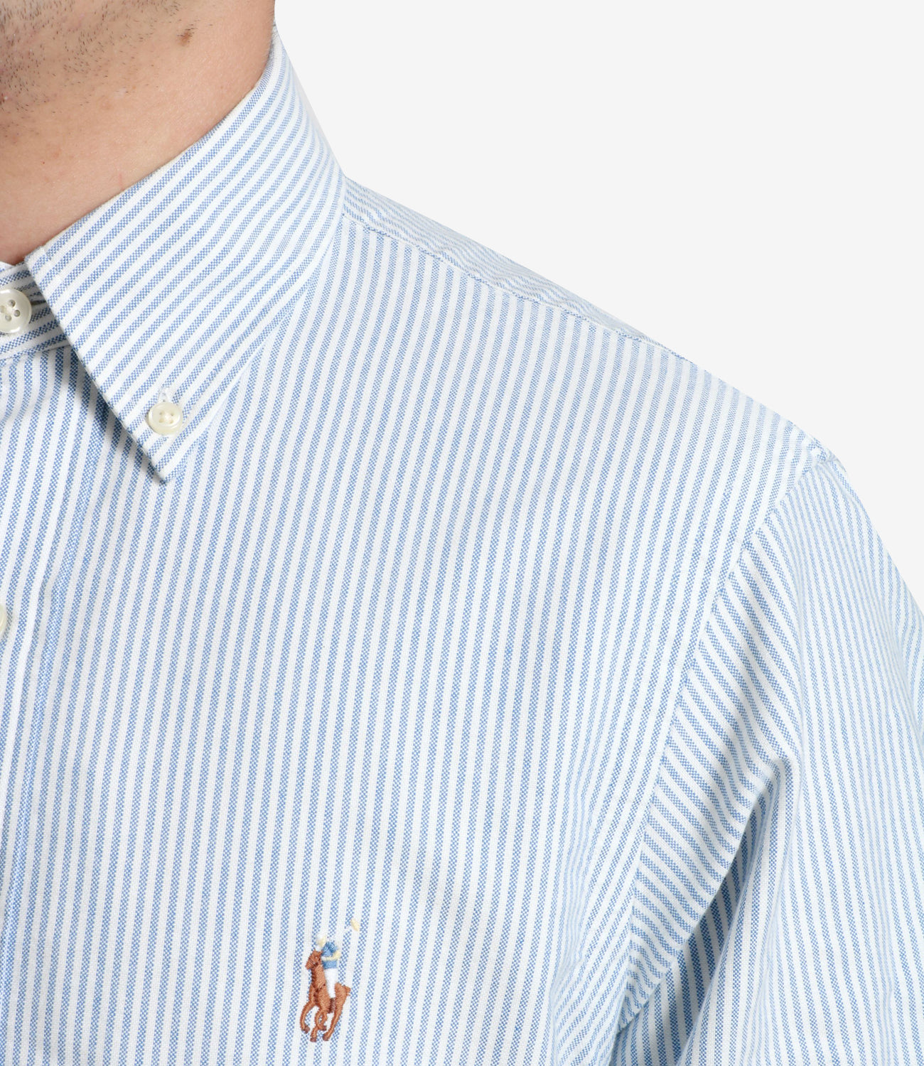 Polo Ralph Lauren | Camicia Custom Bianco e Celeste