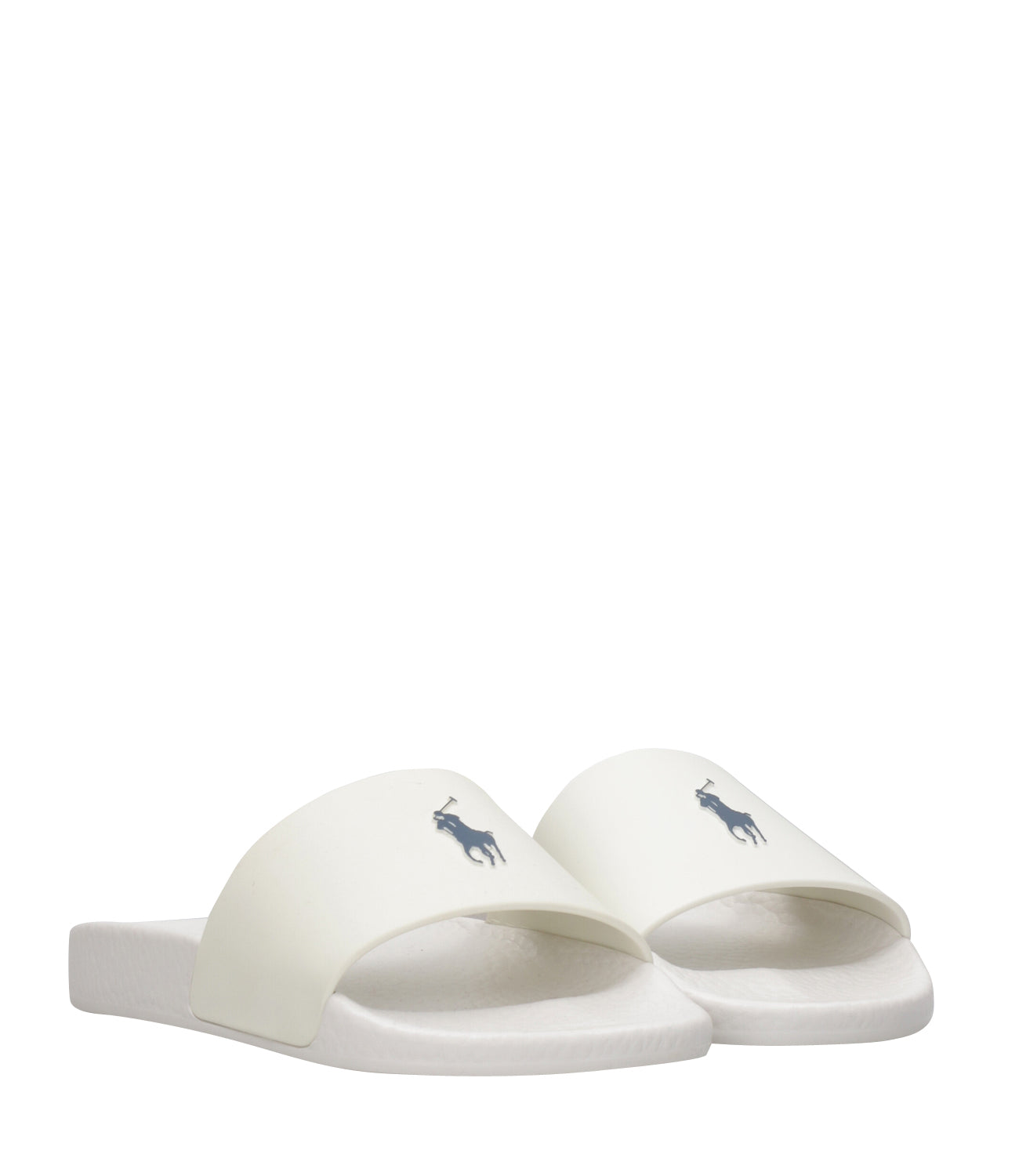 Polo Ralph Lauren | Slipper Slide White and Navy Blue