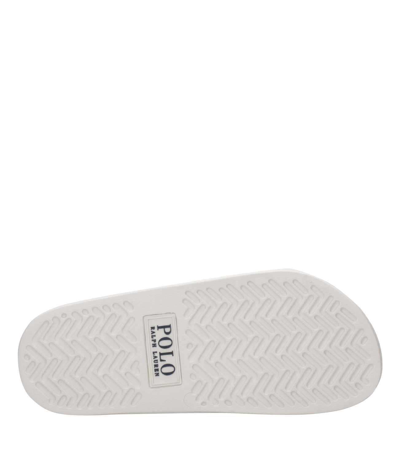 Polo Ralph Lauren | Ciabatta Slide Bianca e Blu Navy