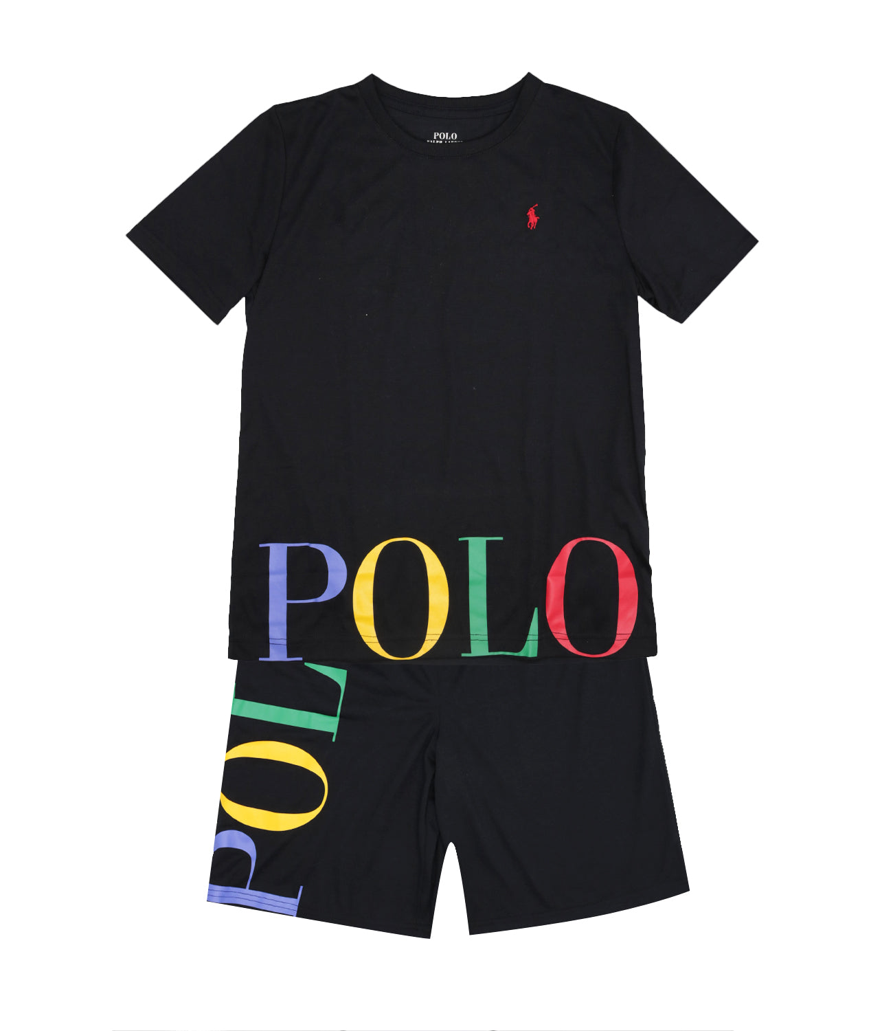 Ralph Lauren Childrenswear | Set T-Shirt e Bermuda Nero