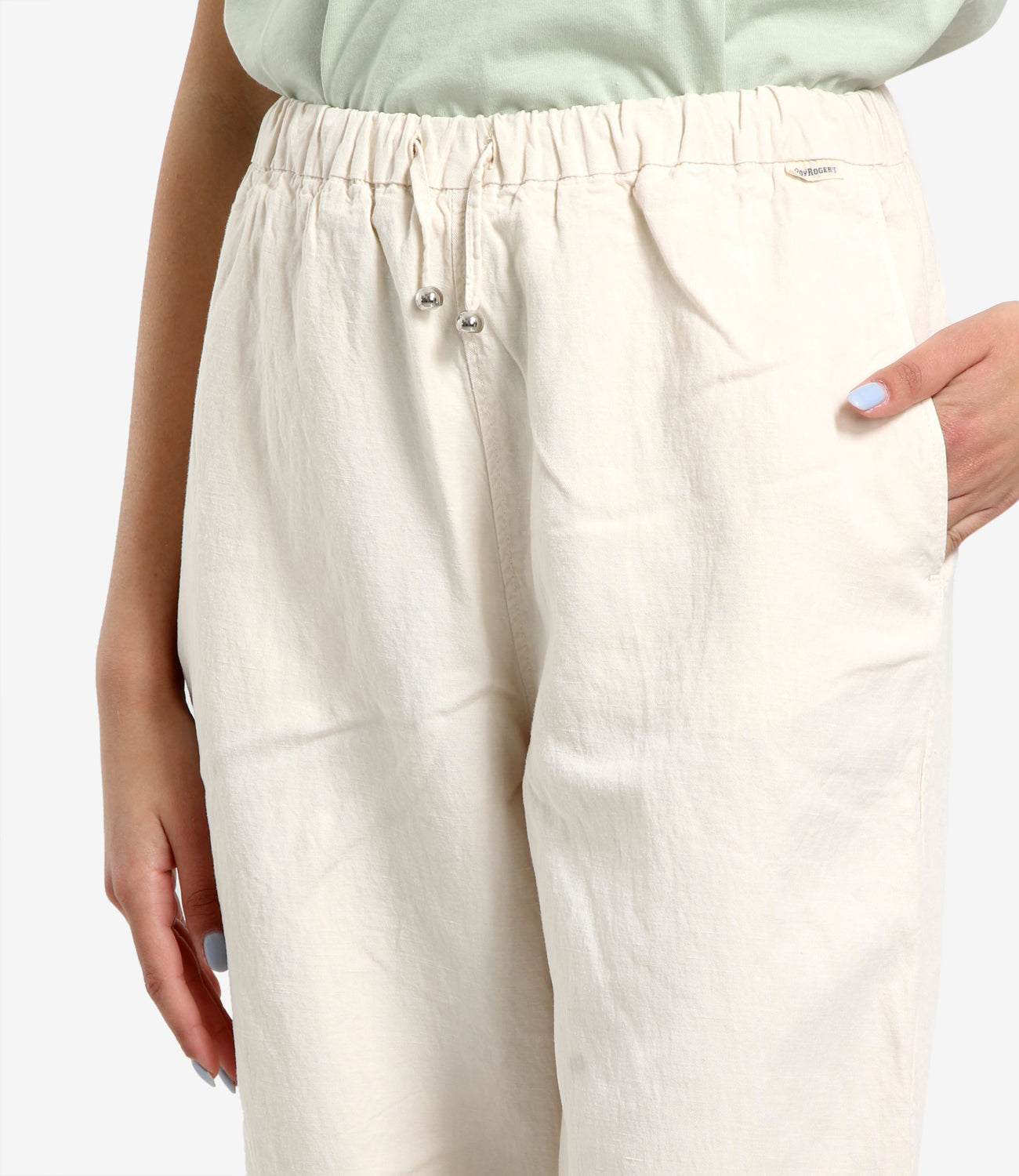 Roy Roger's | Drawstring Pants Ecru