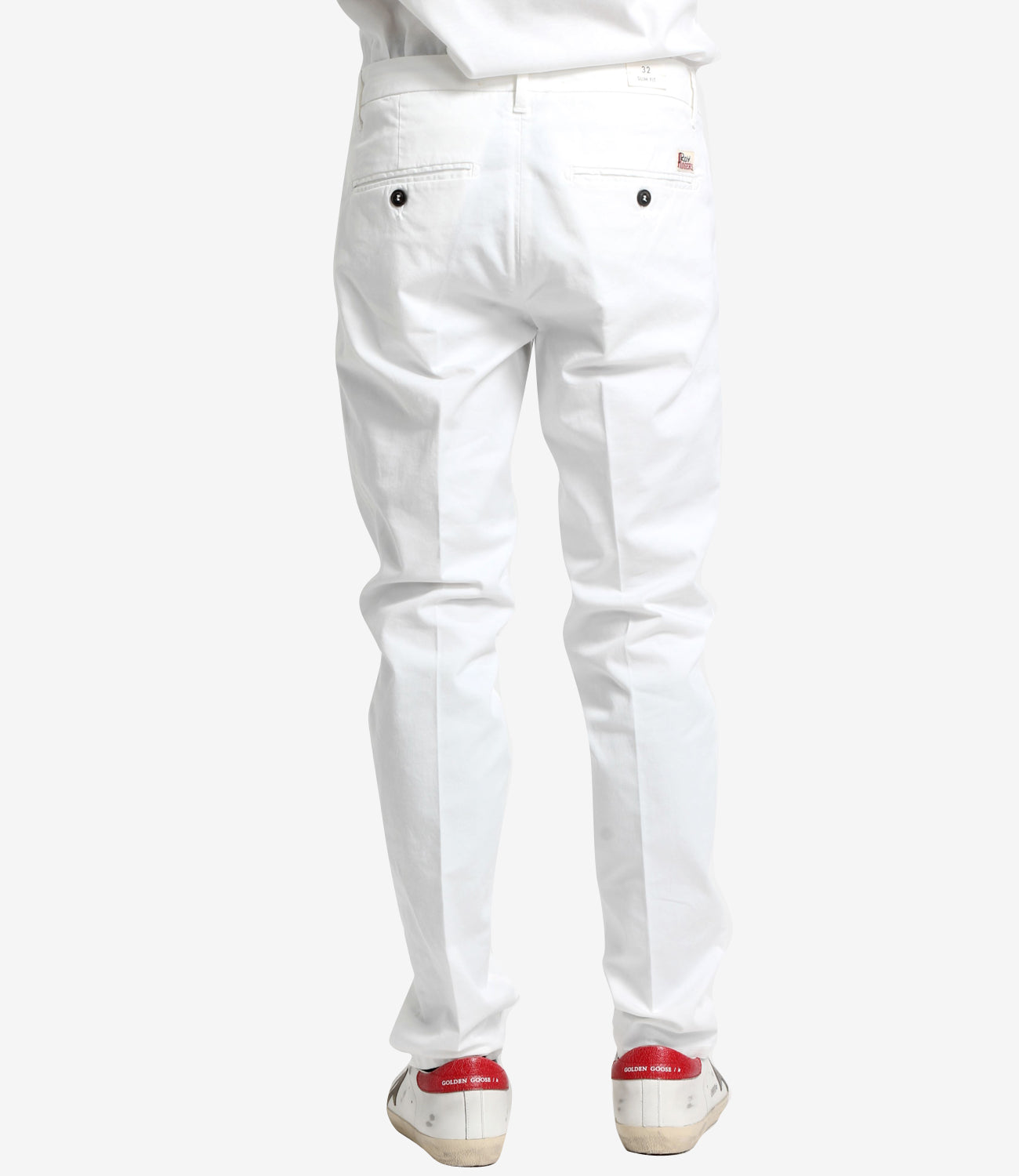 Roy Roger's | Pantalone New Rolf Bianco Ottico