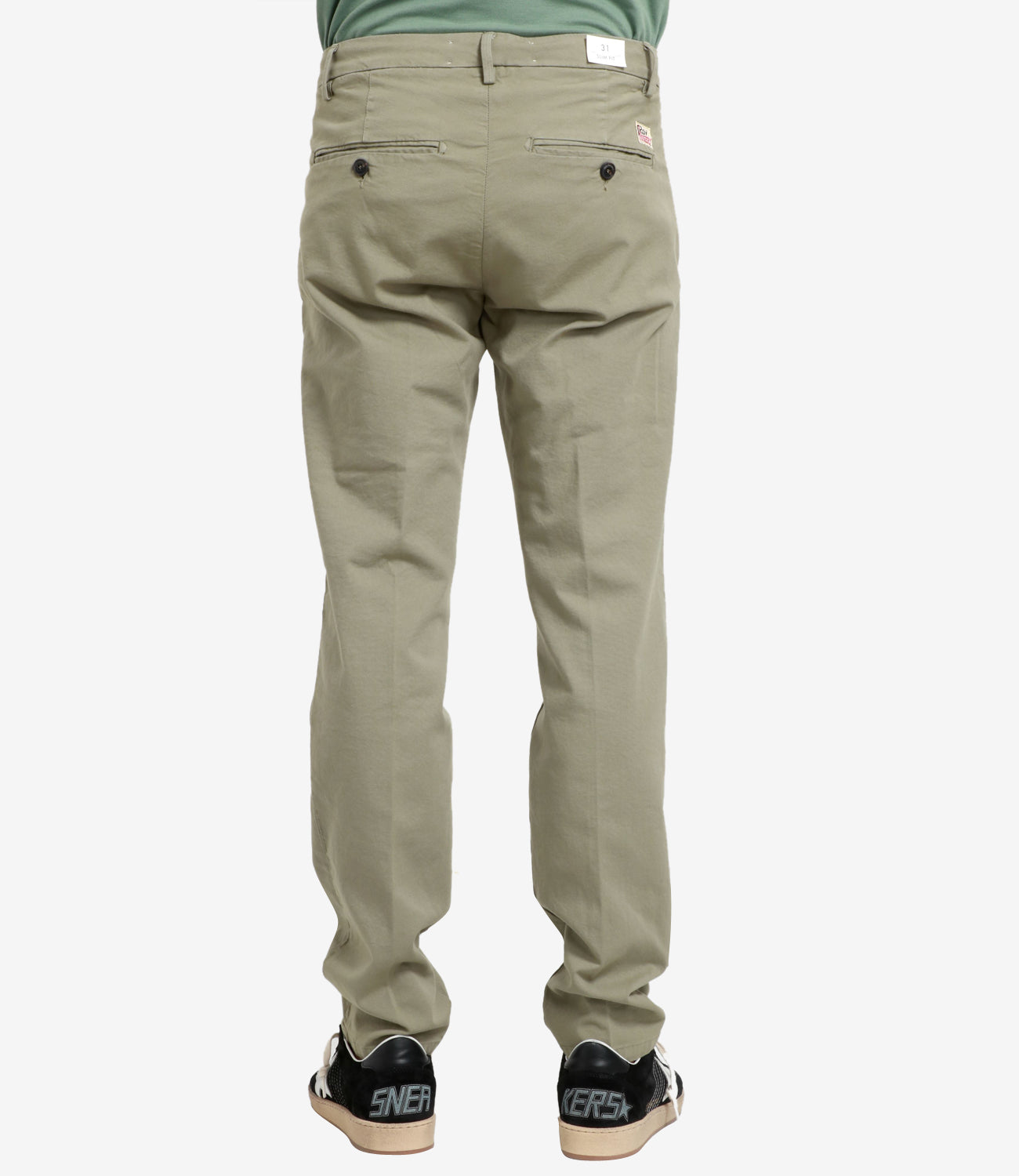 Roy Roger's | Pantalone New Rolf Verde Militare