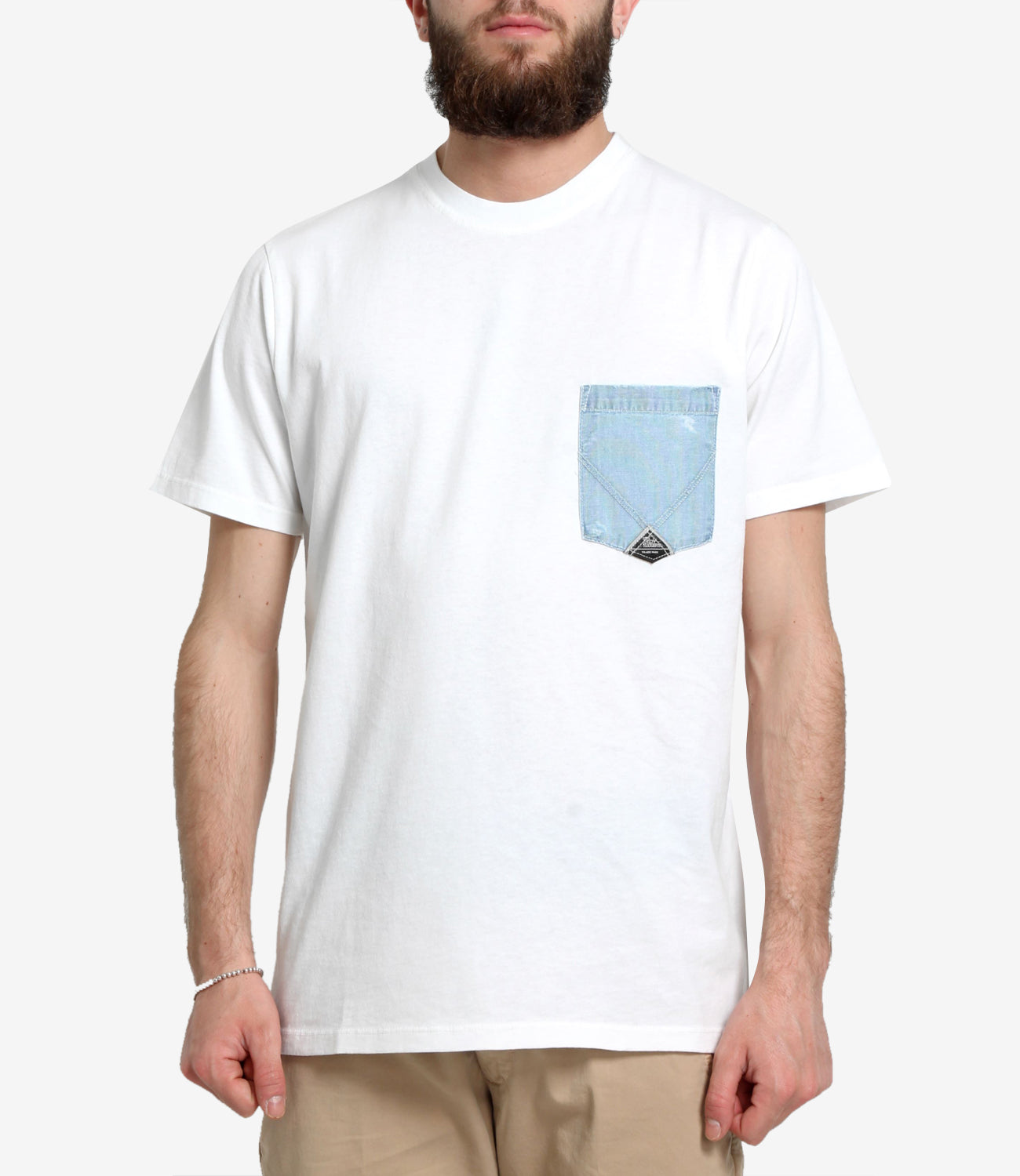 Roy Roger's | T-Shirt Pocket Bianco