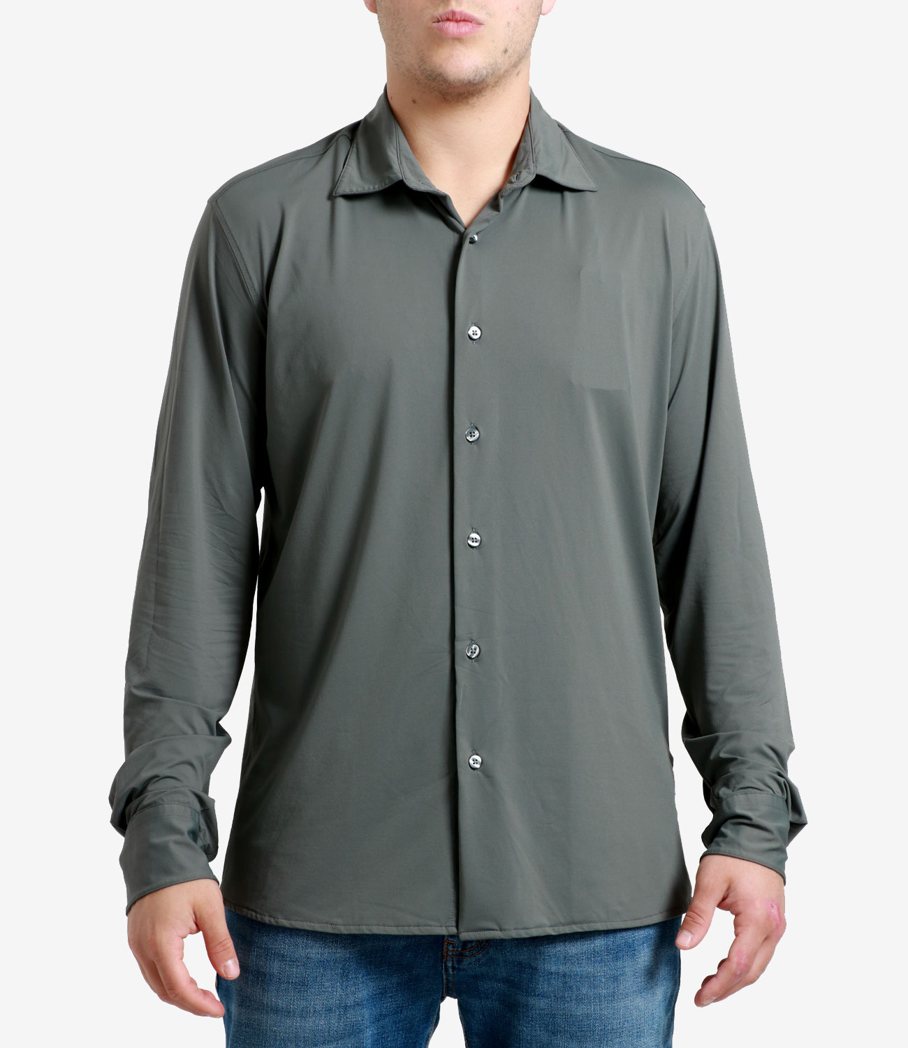 RRD | Camicia Tecno Wash Verde Militare