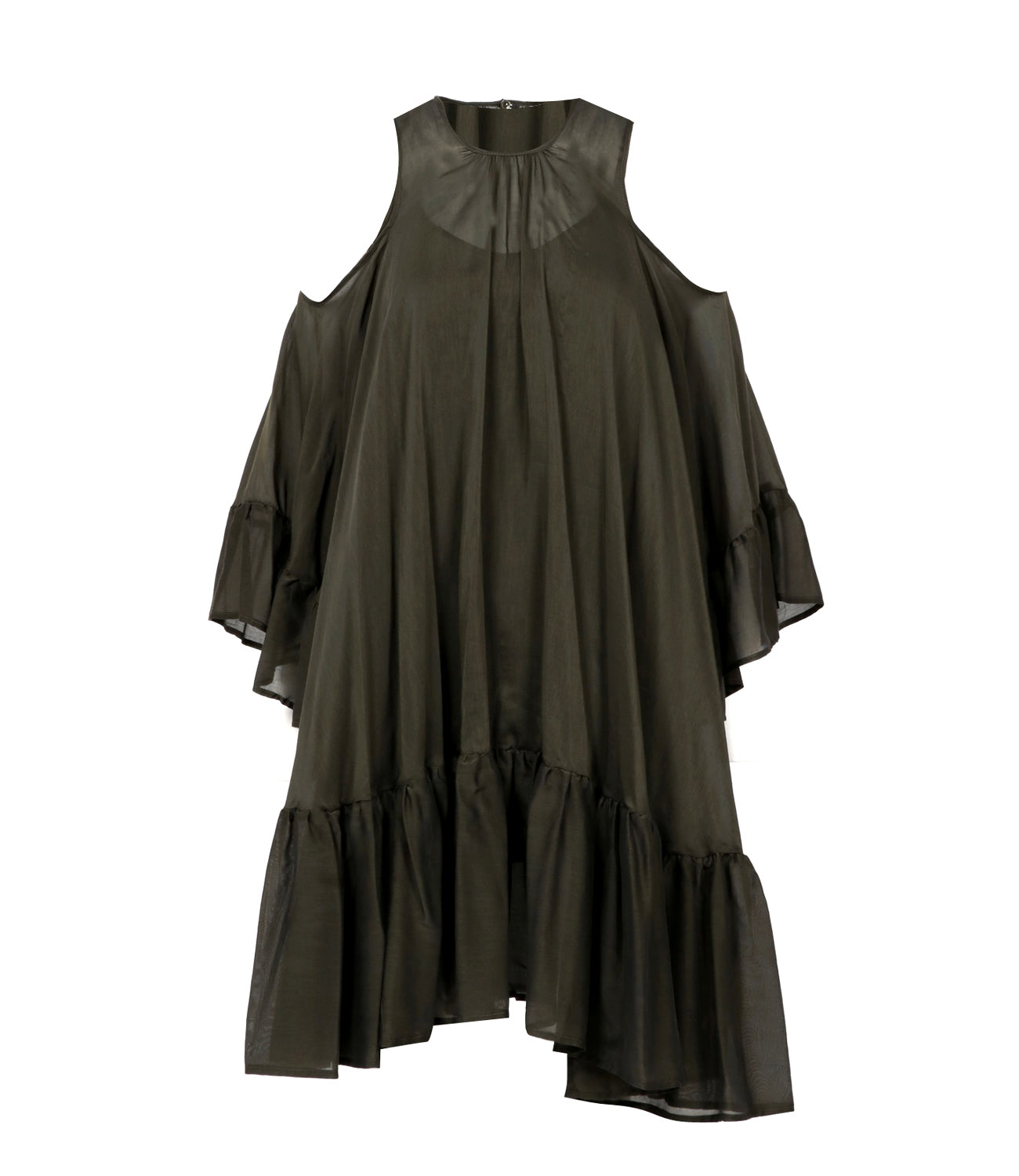 Semicouture | Military Green Marine Dress