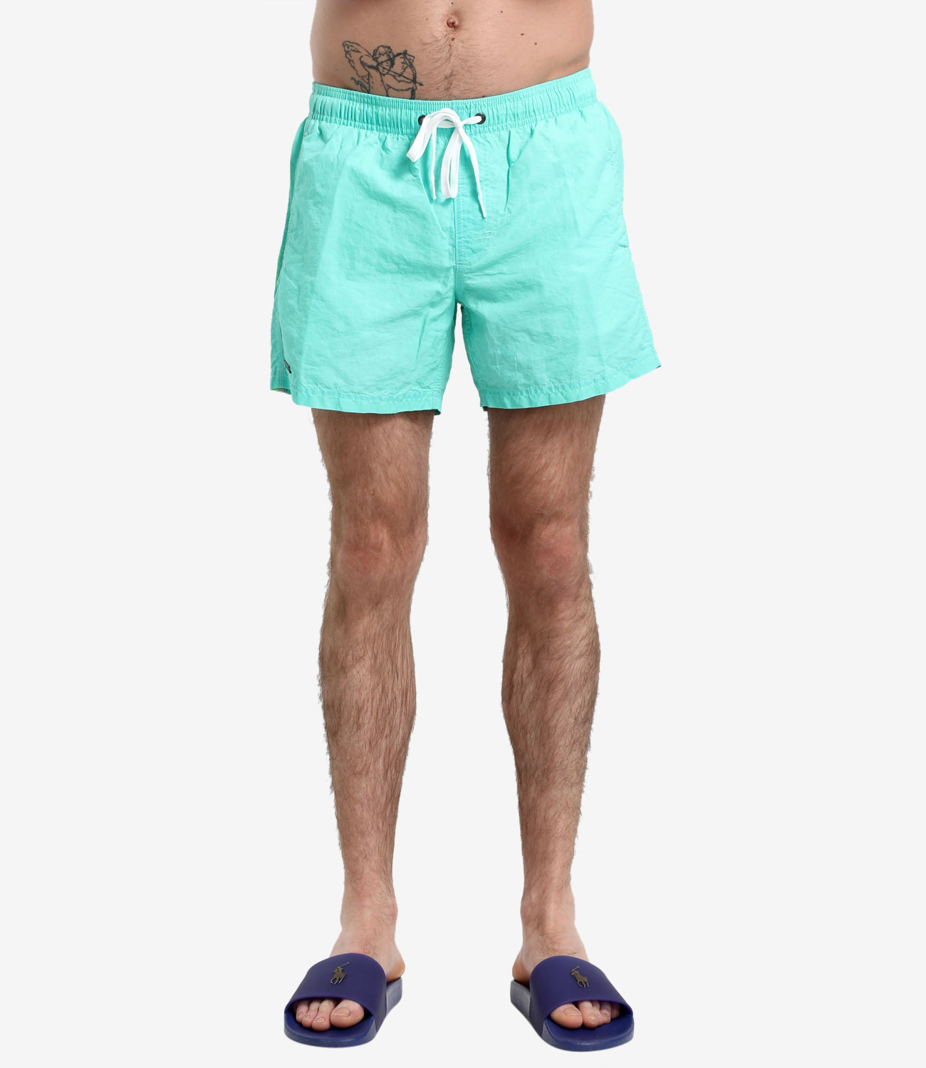 Sundek Golden Wave | Aqua Green Boxer Swimsuit