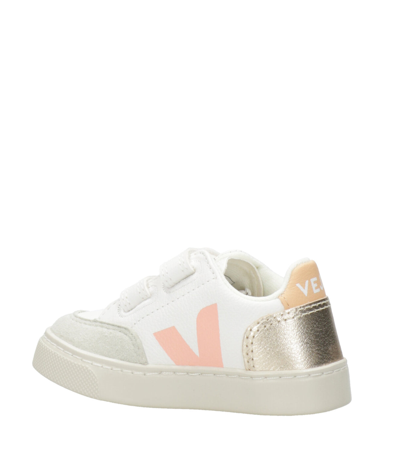 Veja Kids | Sneakers V-12 White+Pink+Platinum