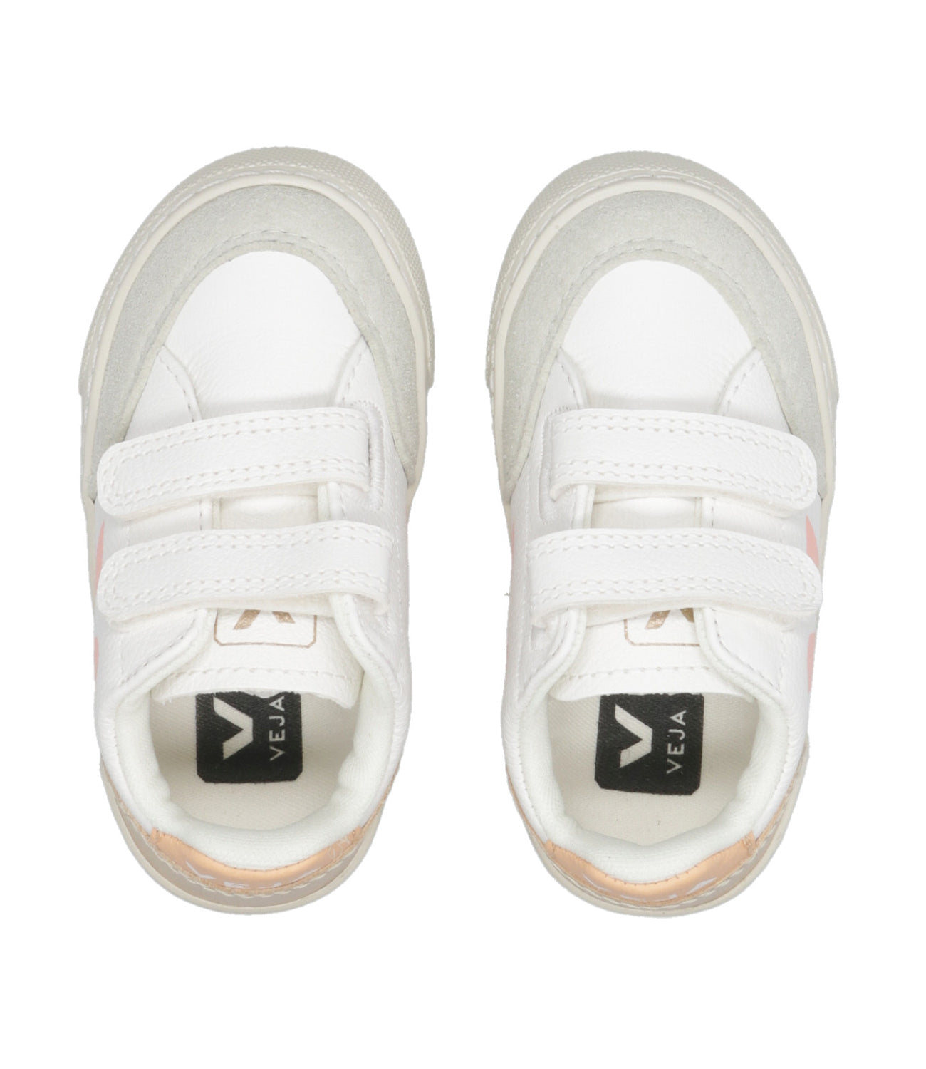 Veja Kids | Sneakers V-12 White+Pink+Platinum