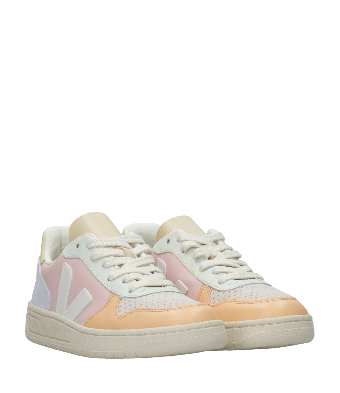 Veja | Sneakers V-10 Rosa e Bianco