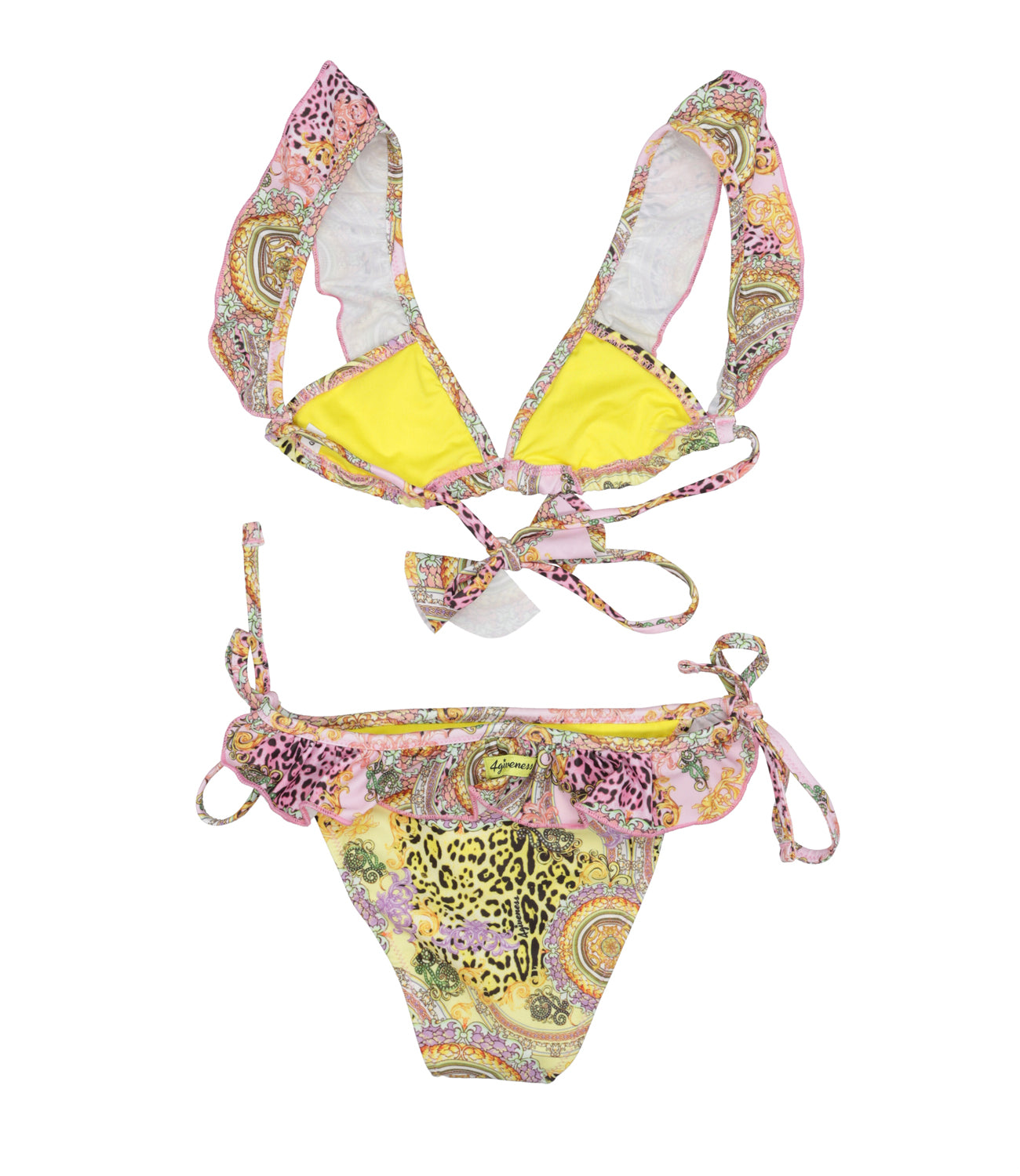 4giveness Kids | Bikini Costume Pretty Yellow and Pink