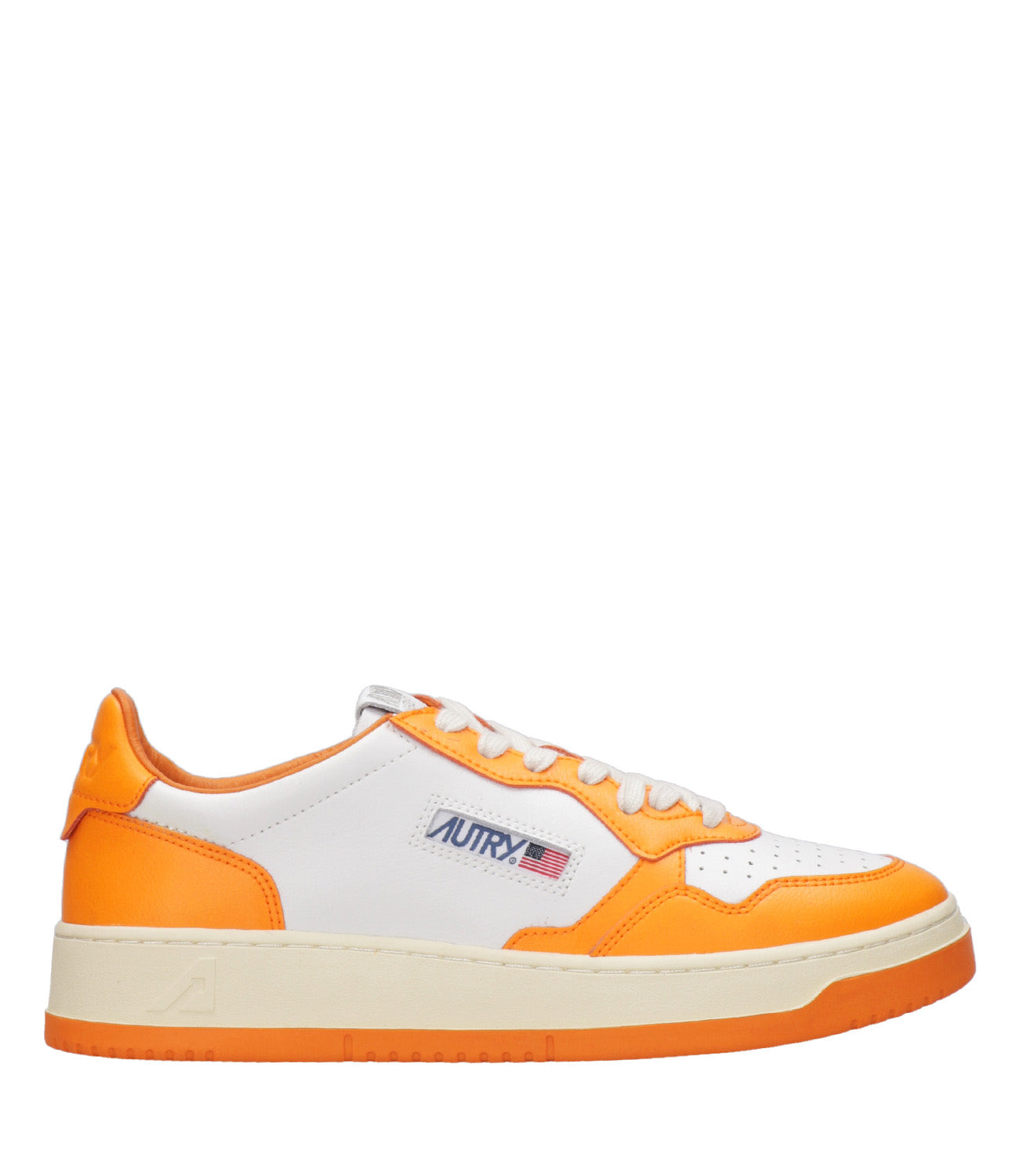 Autry | Sneaker Bianca e Arancio