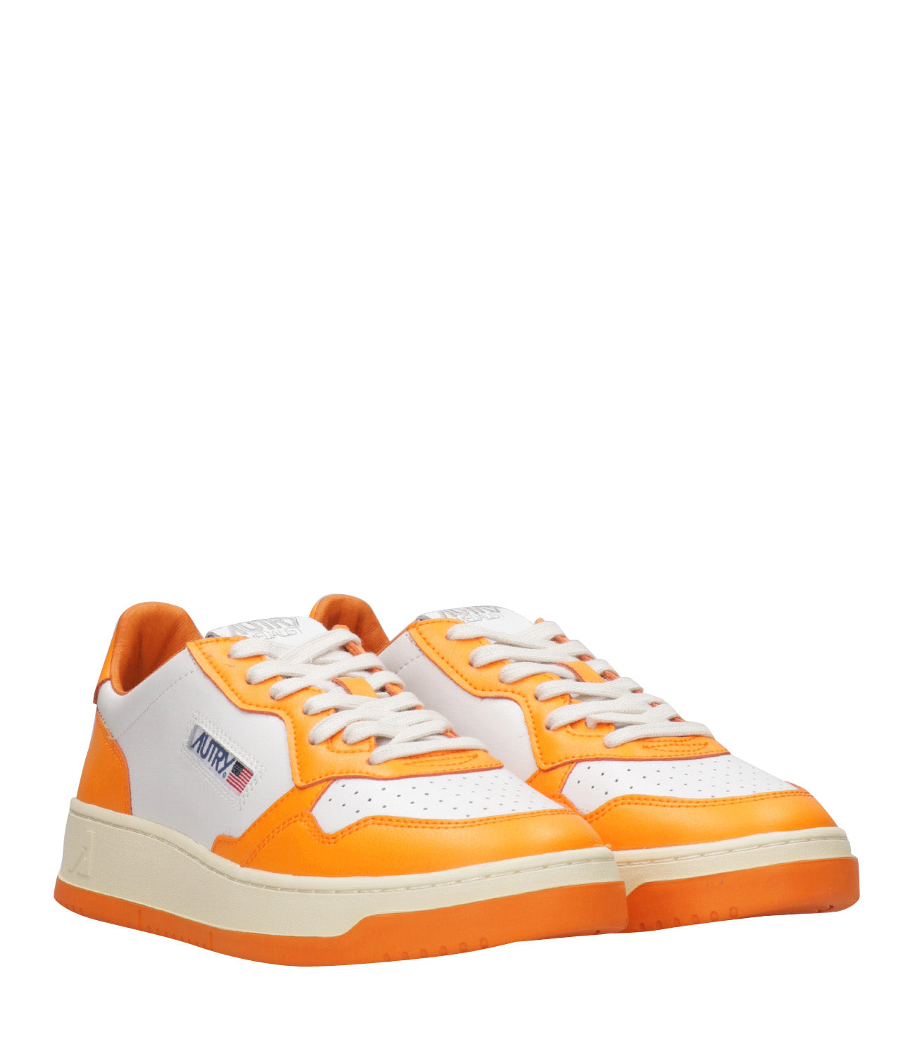 Autry | Sneaker Bianca e Arancio