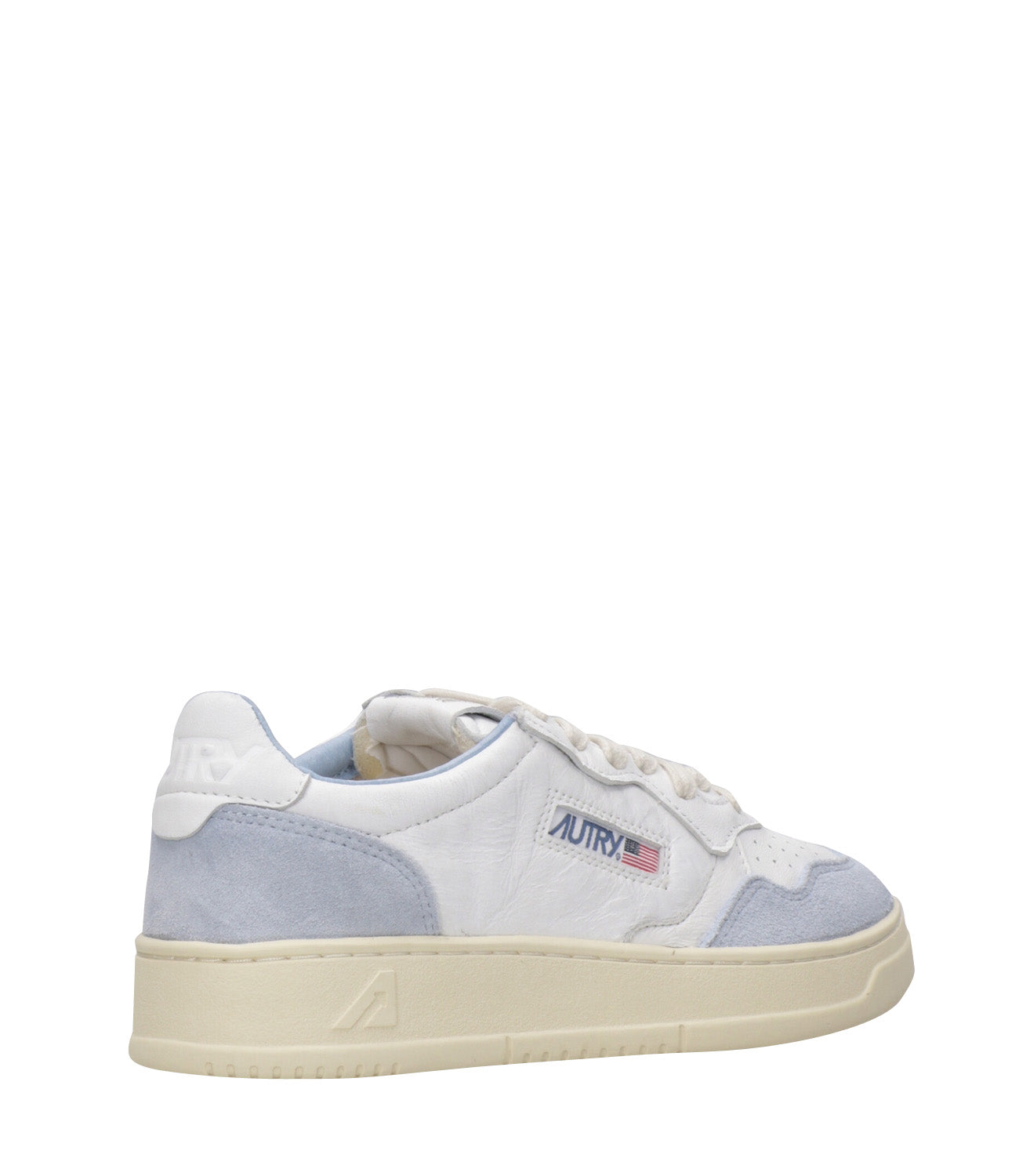 Autry | Sneakers Medalist Low Bianco e Celeste