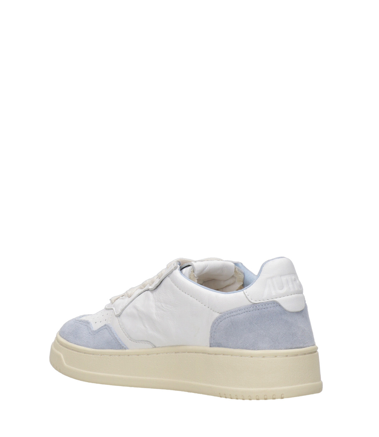 Autry | Sneakers Medalist Low Bianco e Celeste