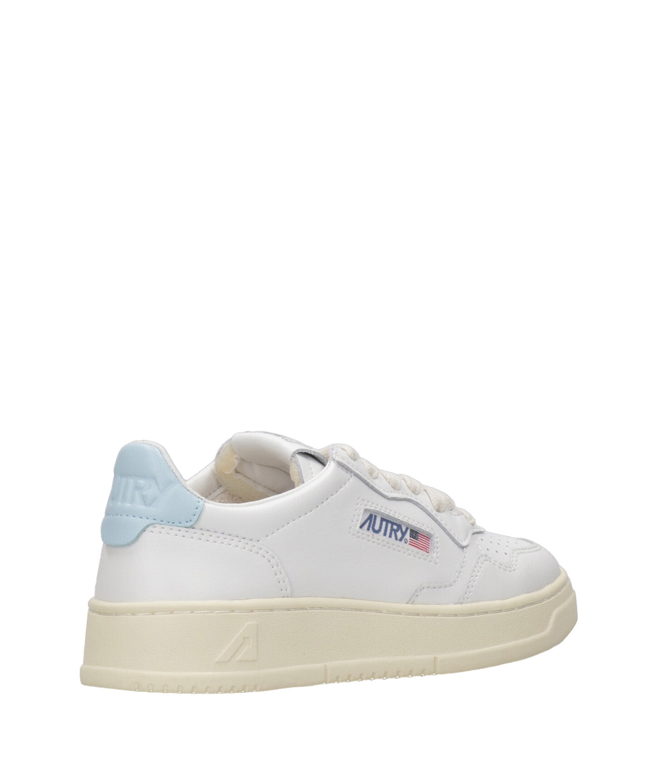 Autry | Sneakers Medalist Low Bianco e Celeste