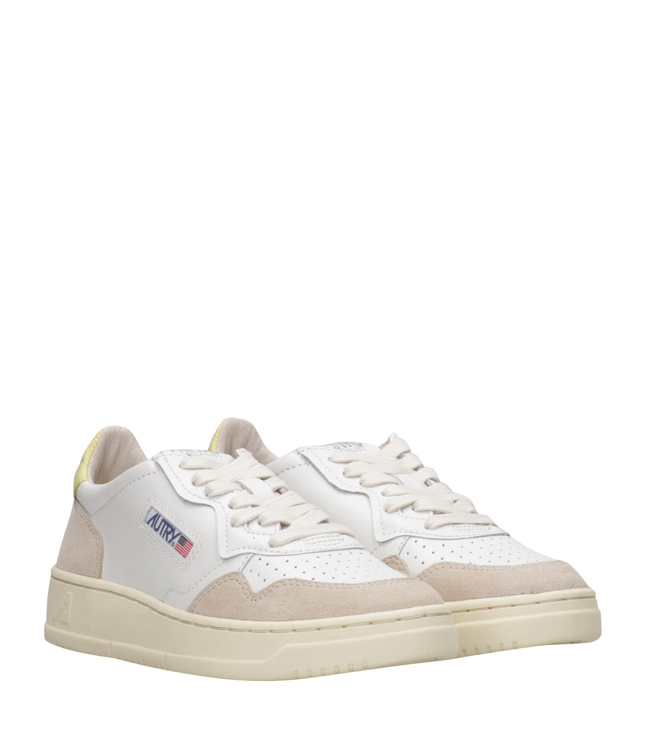 Autry | Sneakers Medalist Low Bianca e Gialla