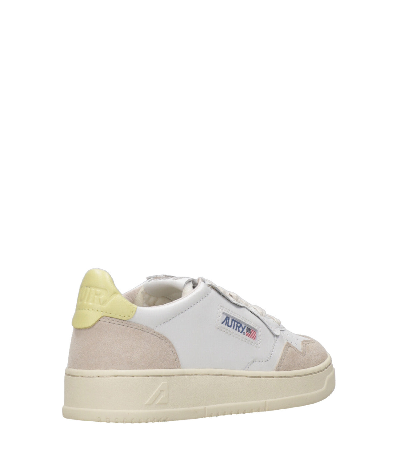 Autry | Sneakers Medalist Low Bianca e Gialla