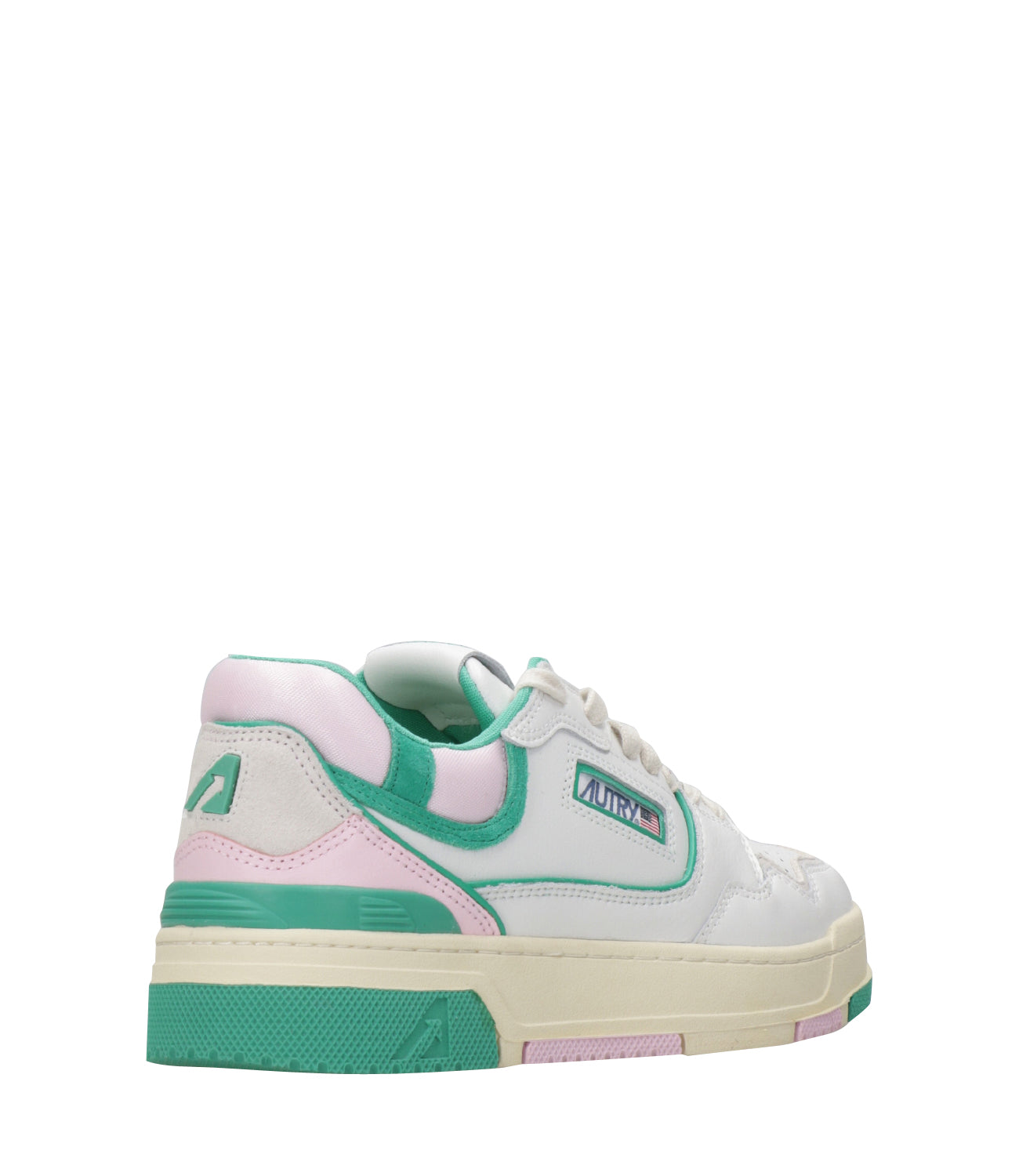 Autry | Sneakers Clc Bianco, Verde e Rosa