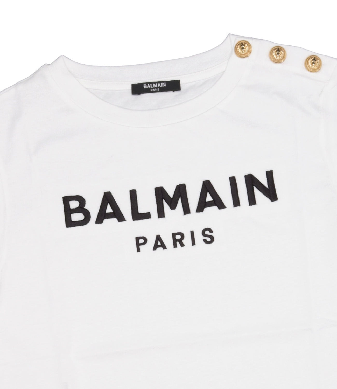 Balmain Kids | Black and White T-Shirt