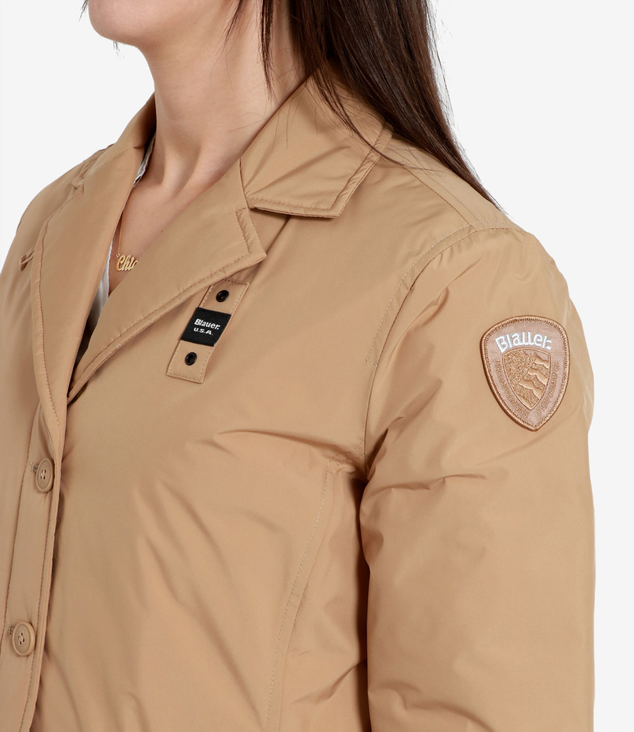 Blauer | Short Jacket Beige