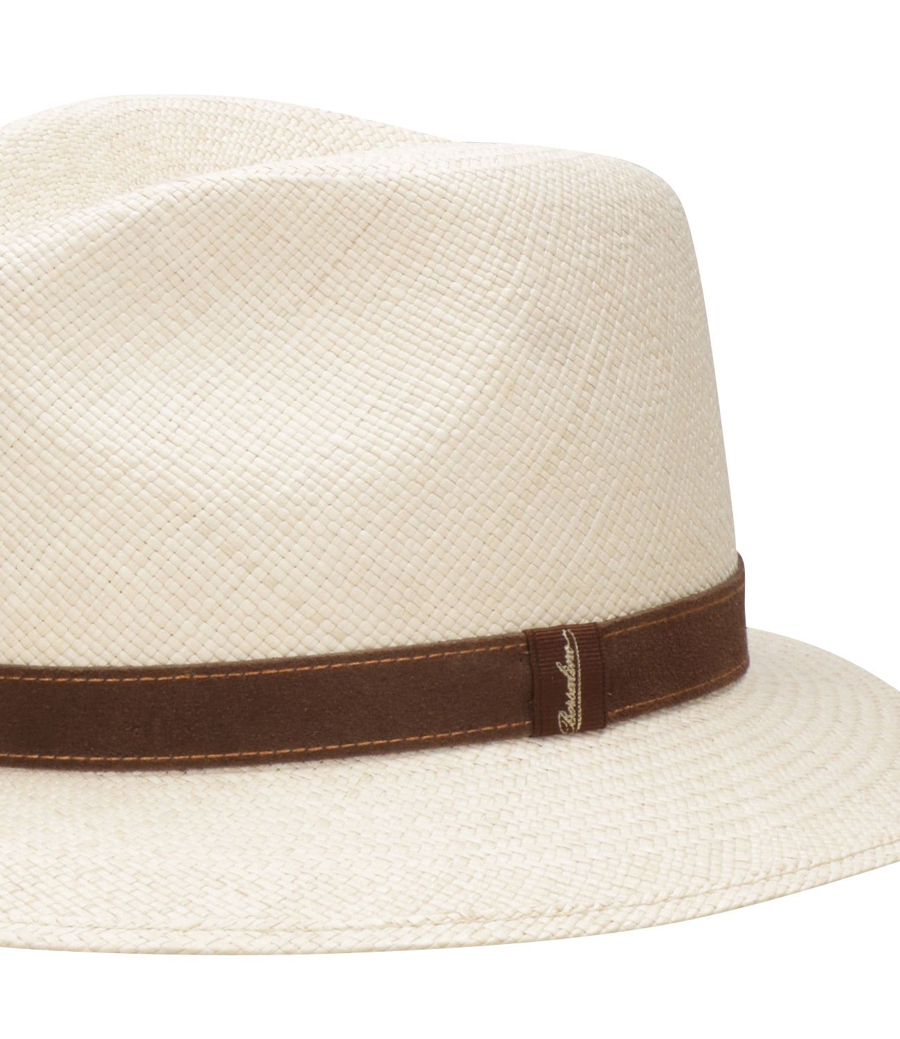 Borsalino | Cappello Panama Paglia e Moro